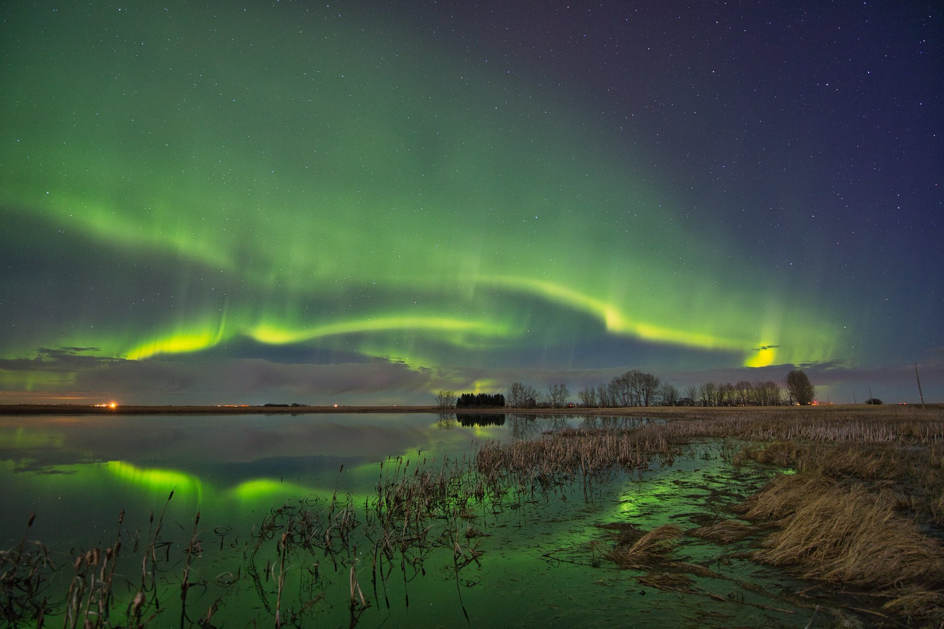 Aurora Boreal or Luces del norte