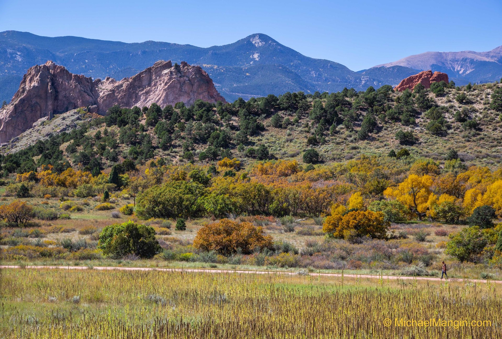 Colori autunnali delle Colorado Springs