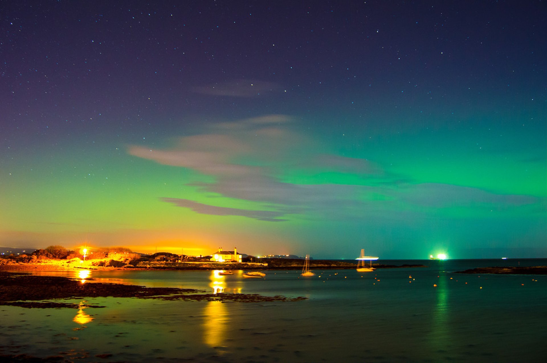 Nordlichter oder Aurora Borealis