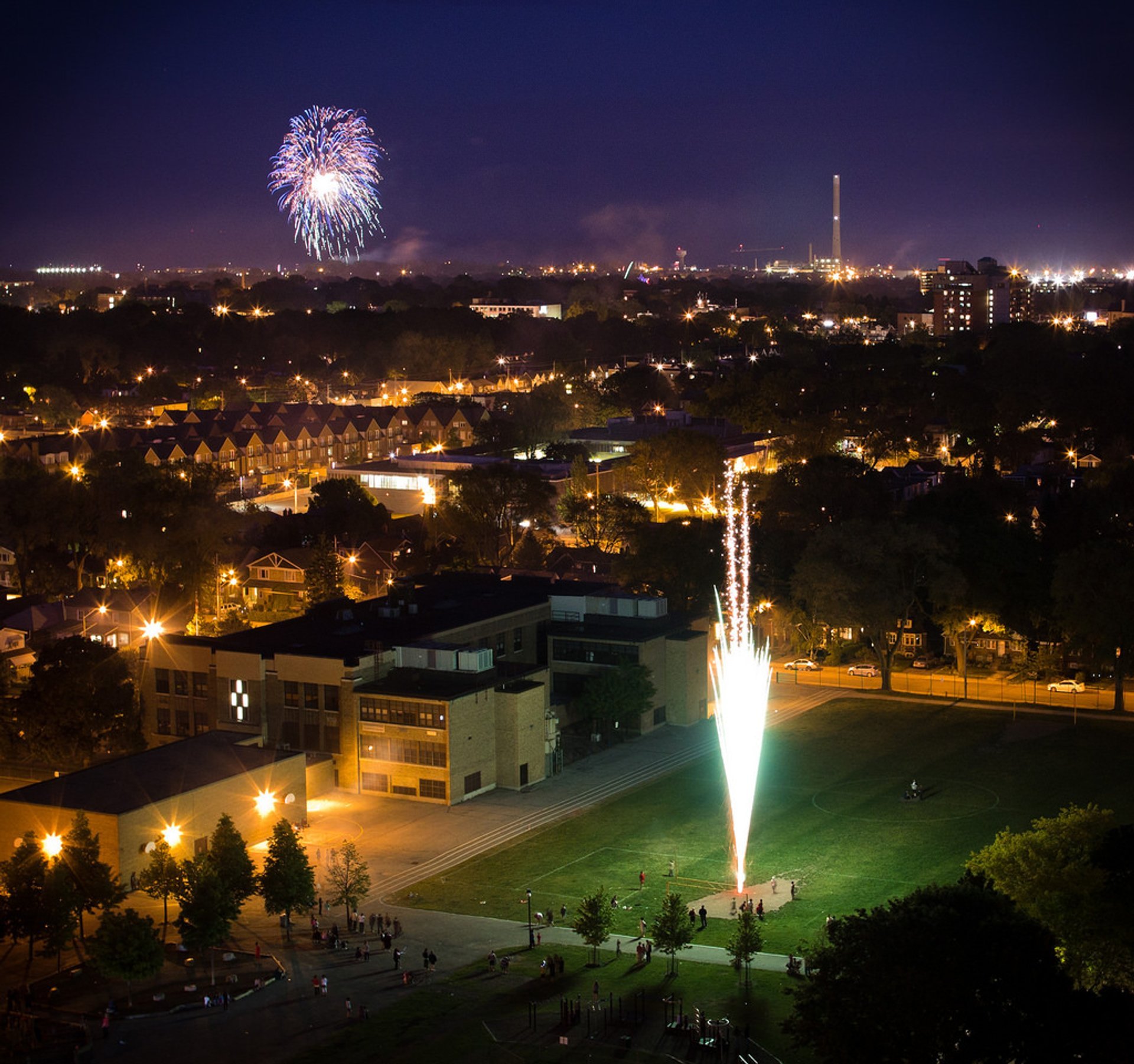 Fuochi d'artificio per la Giornata di Victoria