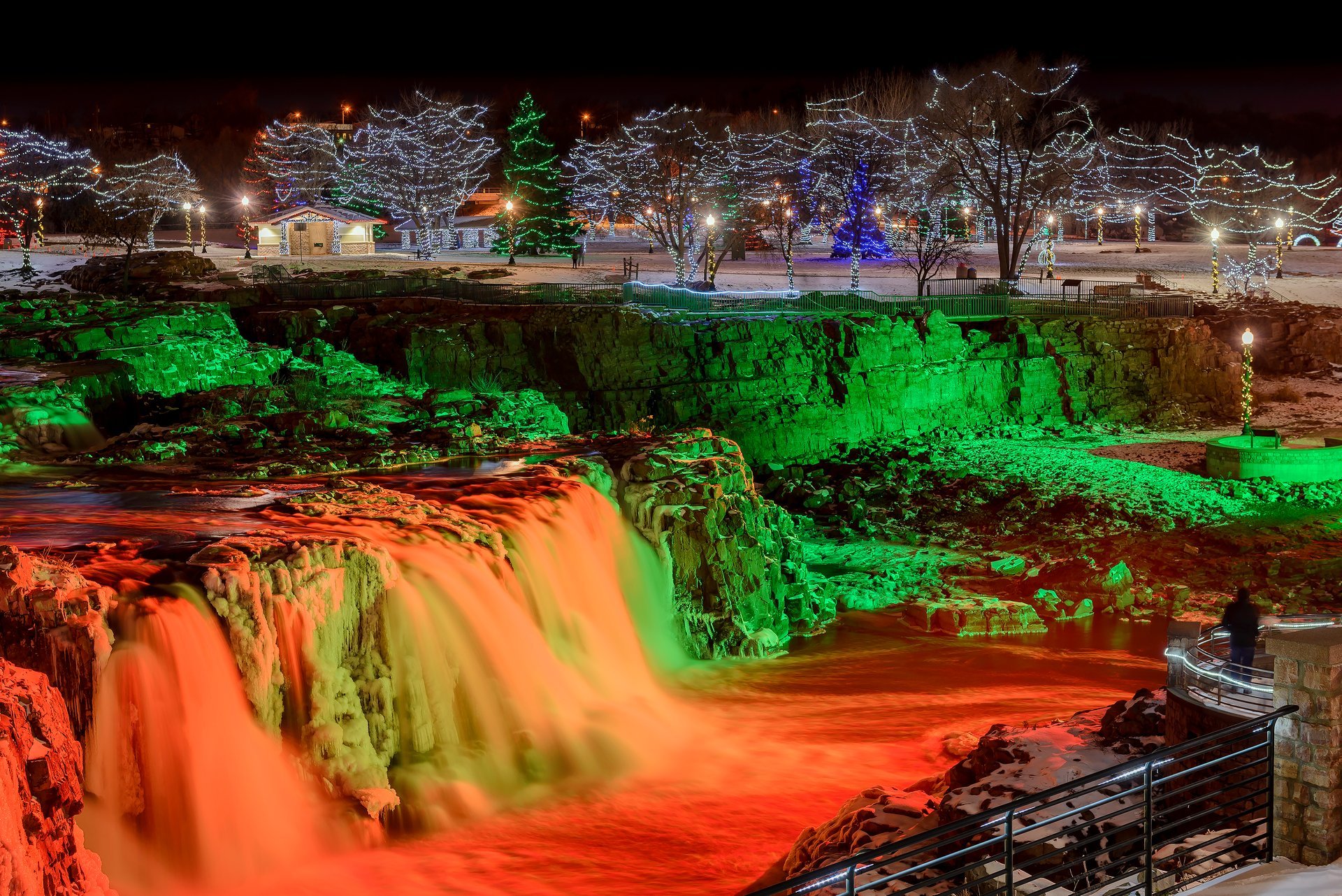 Winter Wonderland im Falls Park