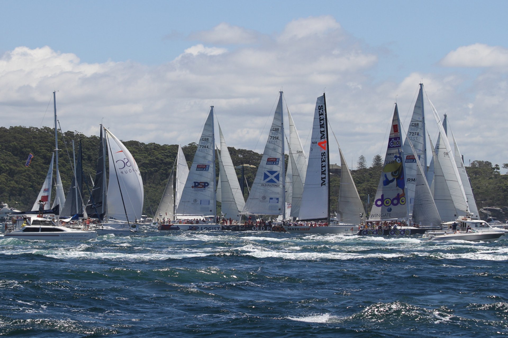 yacht racing on Boxing Day 