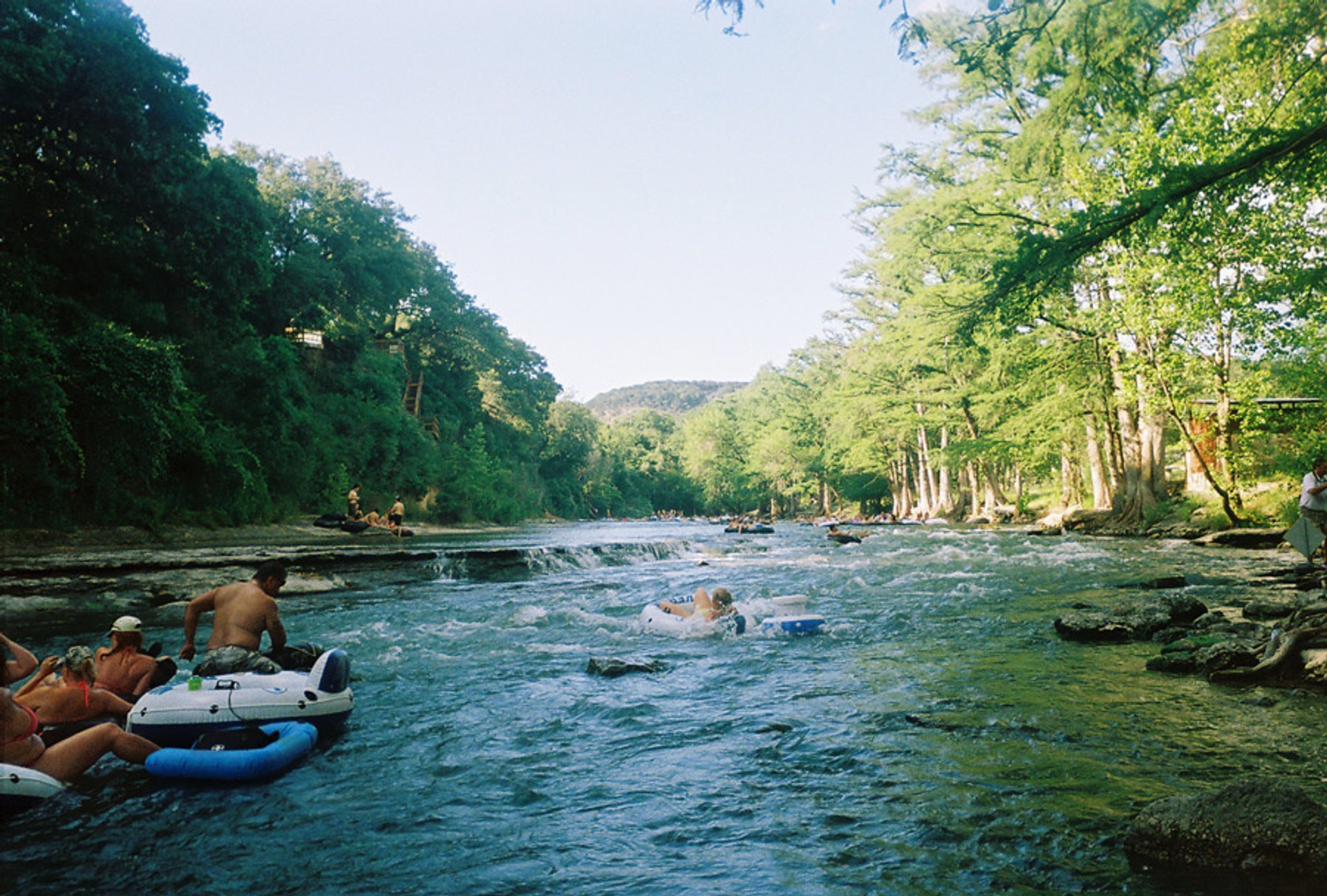 Tubing the Guadalupe River A Guide To Tubing Texas Rivers | Arts Floating t...