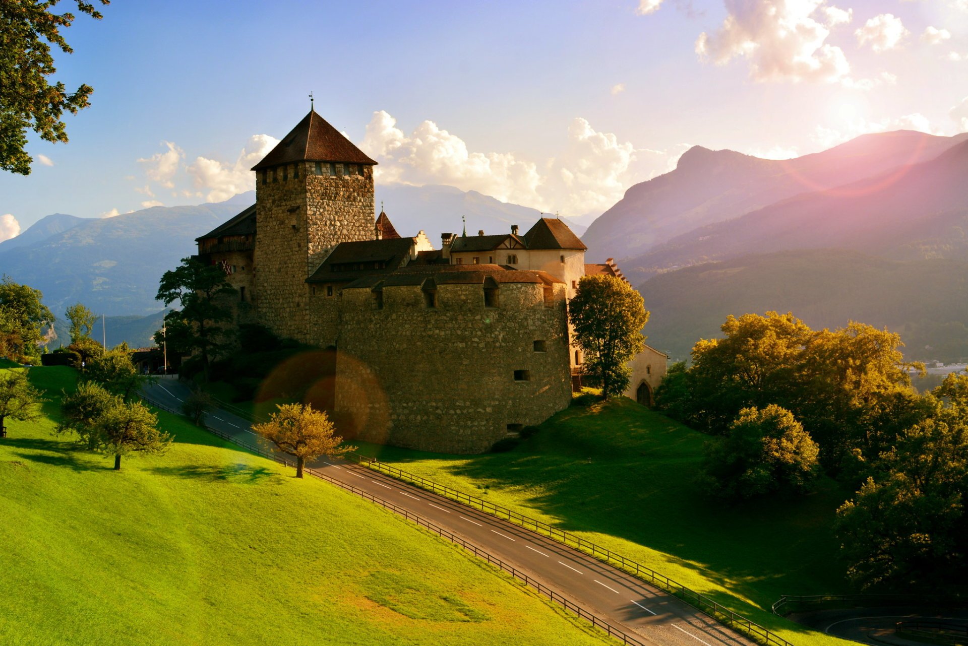 Nationalfeiertag Liechtensteins auf Schloss Vaduz