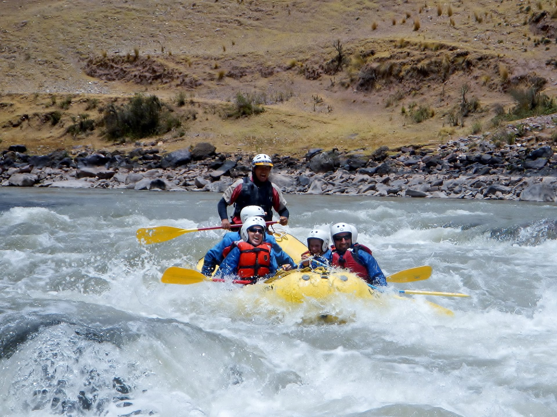 Rafting the Urubamba River