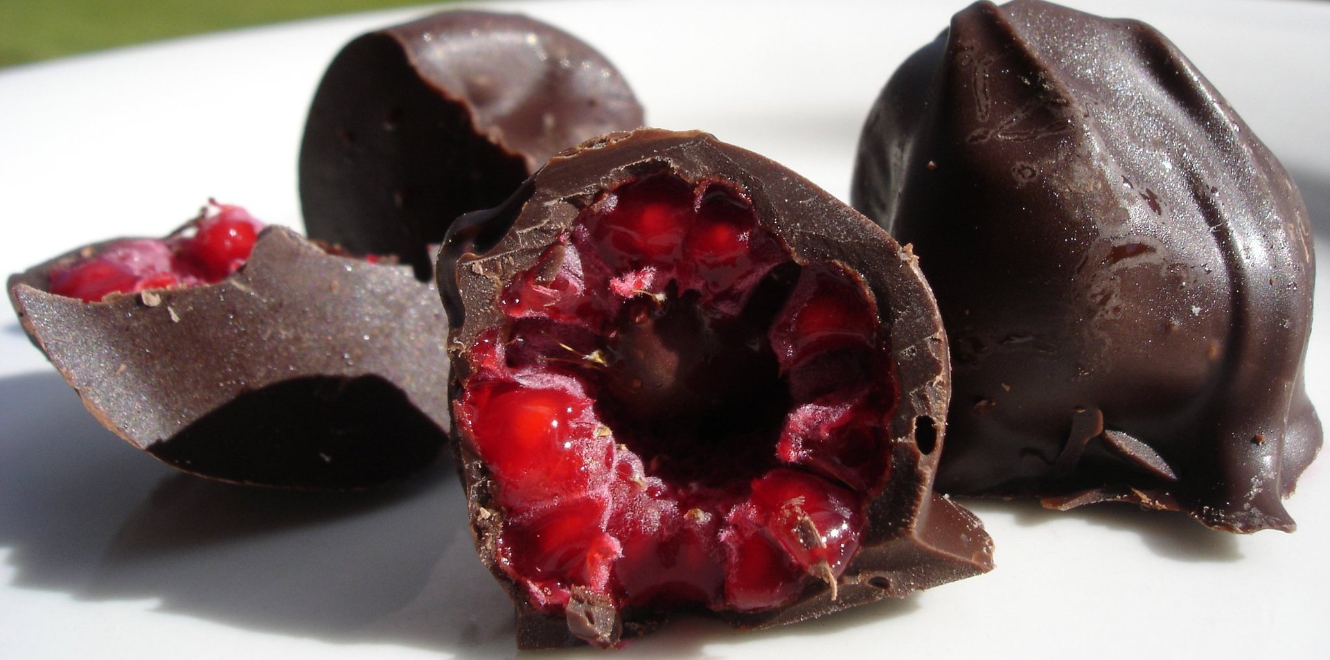 Chocolate-Coated Raspberries