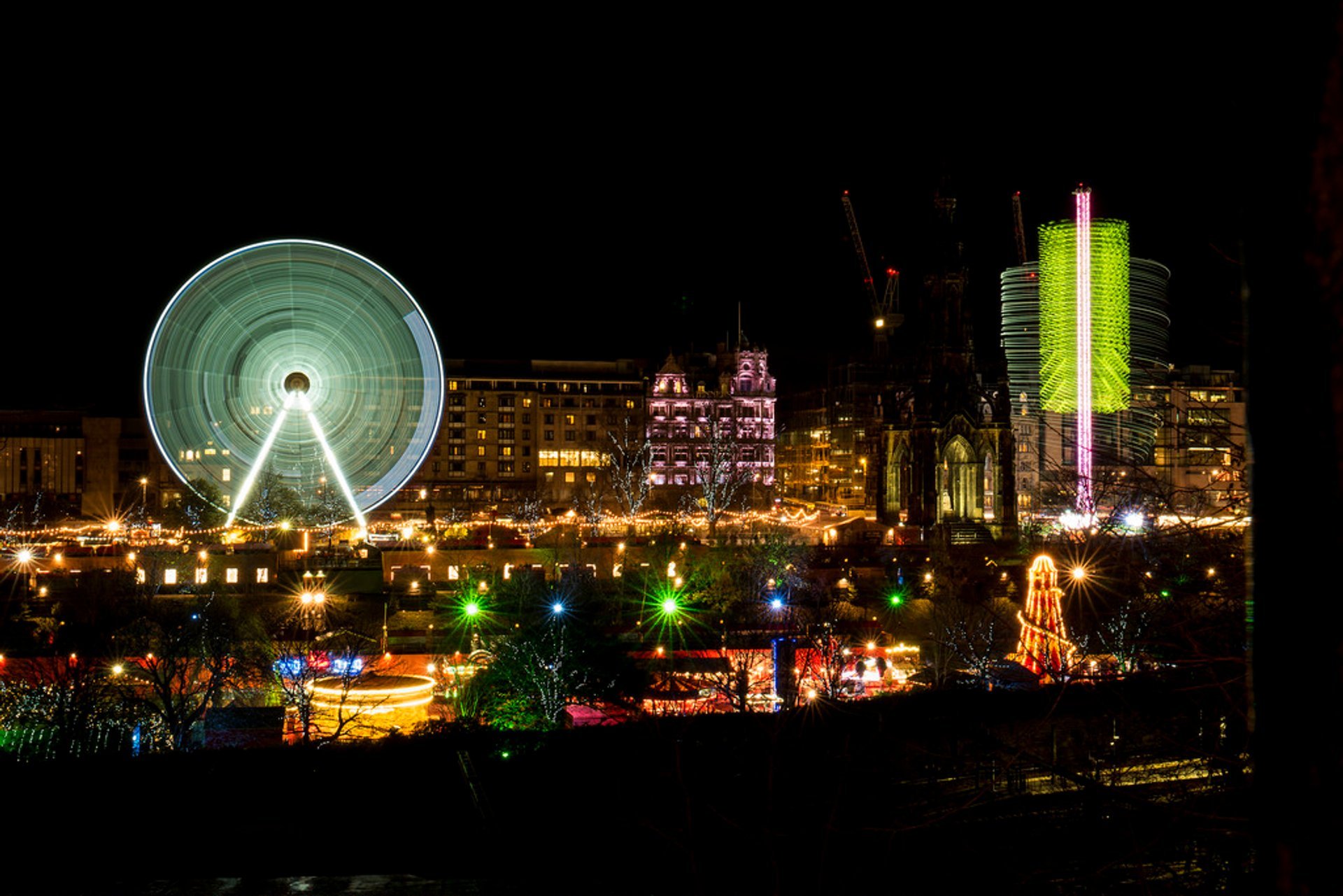 Mercado de Navidad de Edimburgo