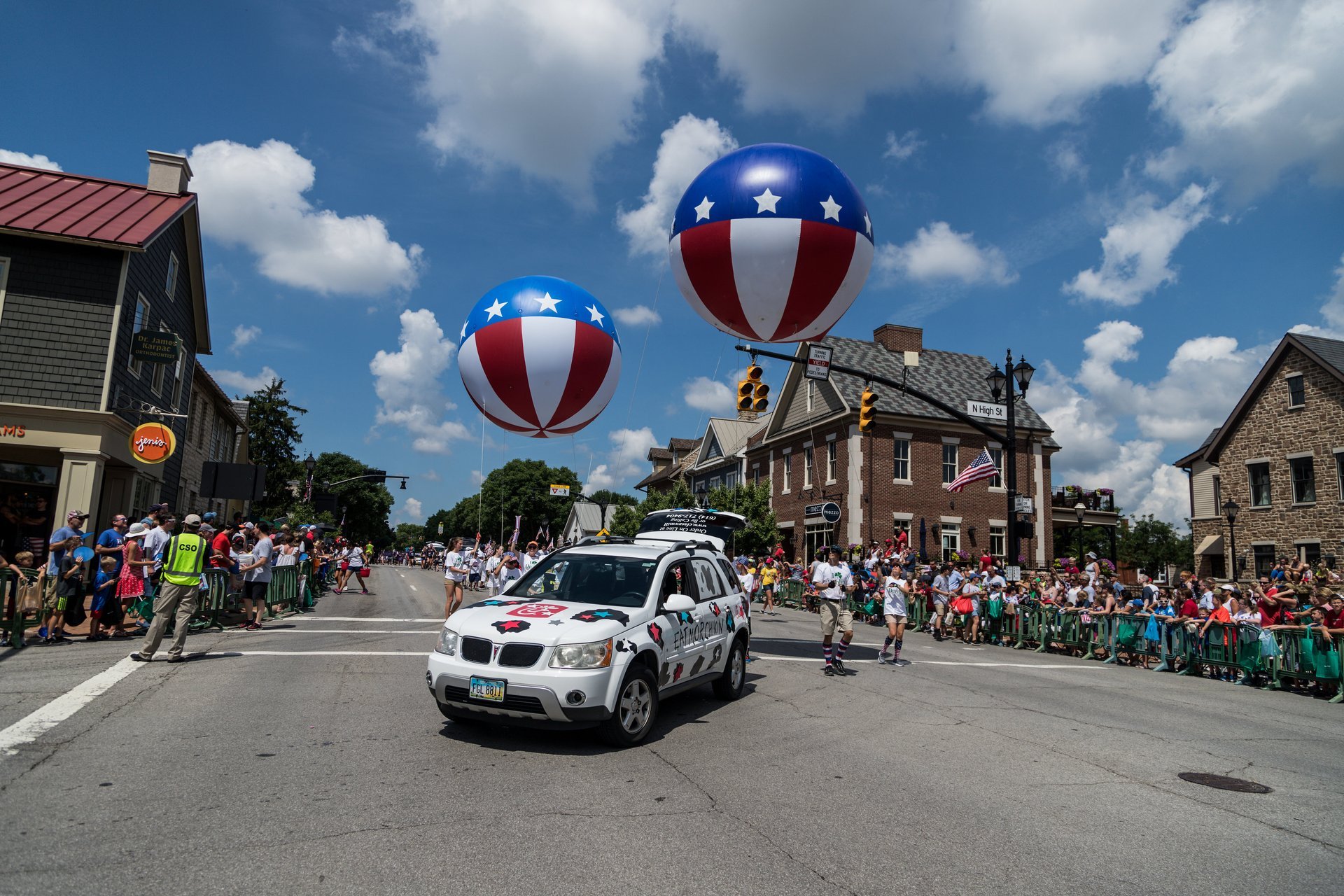 Fuochi d'artificio, parate e spettacoli del 4 luglio a Dublino, Ohio