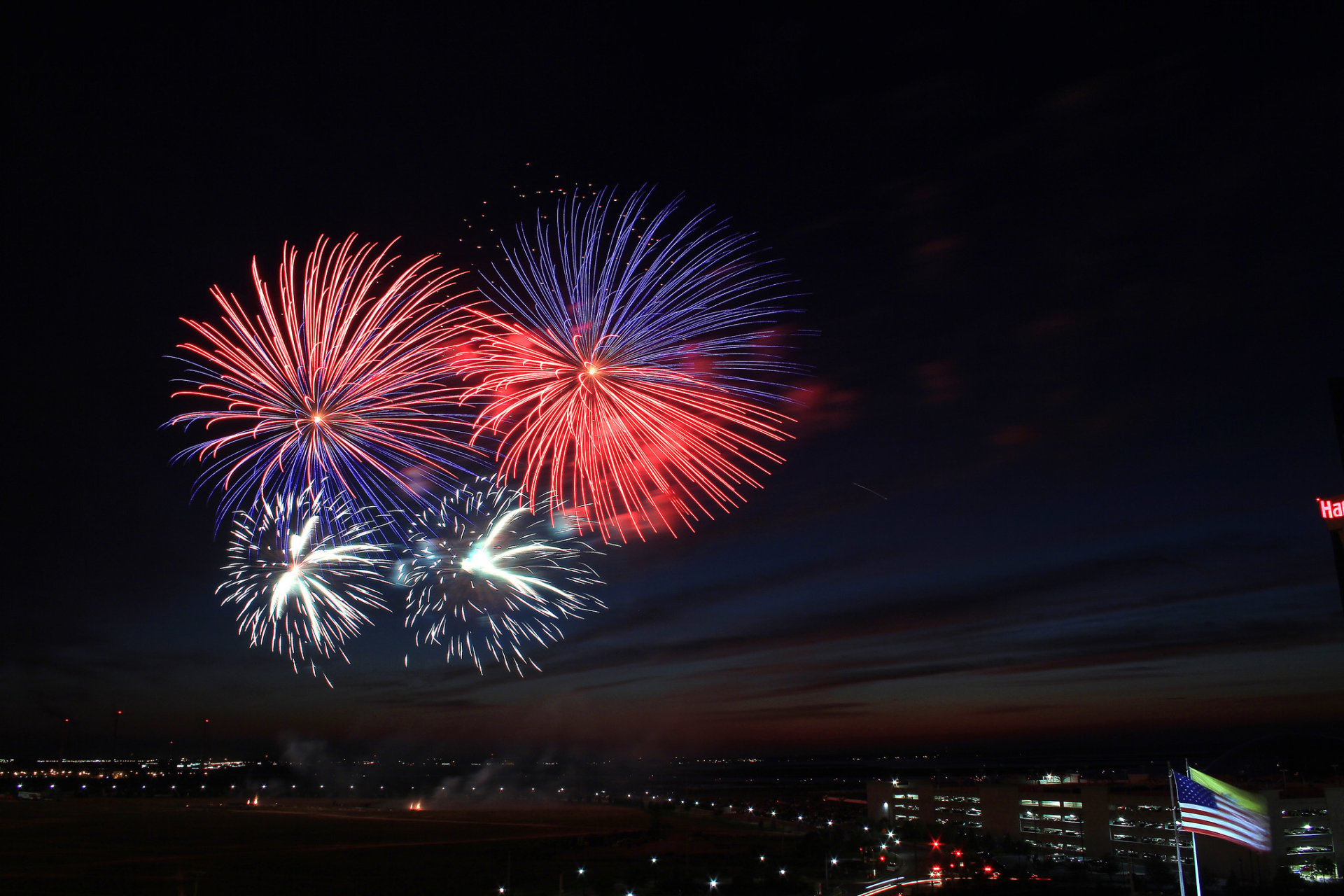 Eventi del 4 Luglio e fuochi d'artificio a Atlantic City 