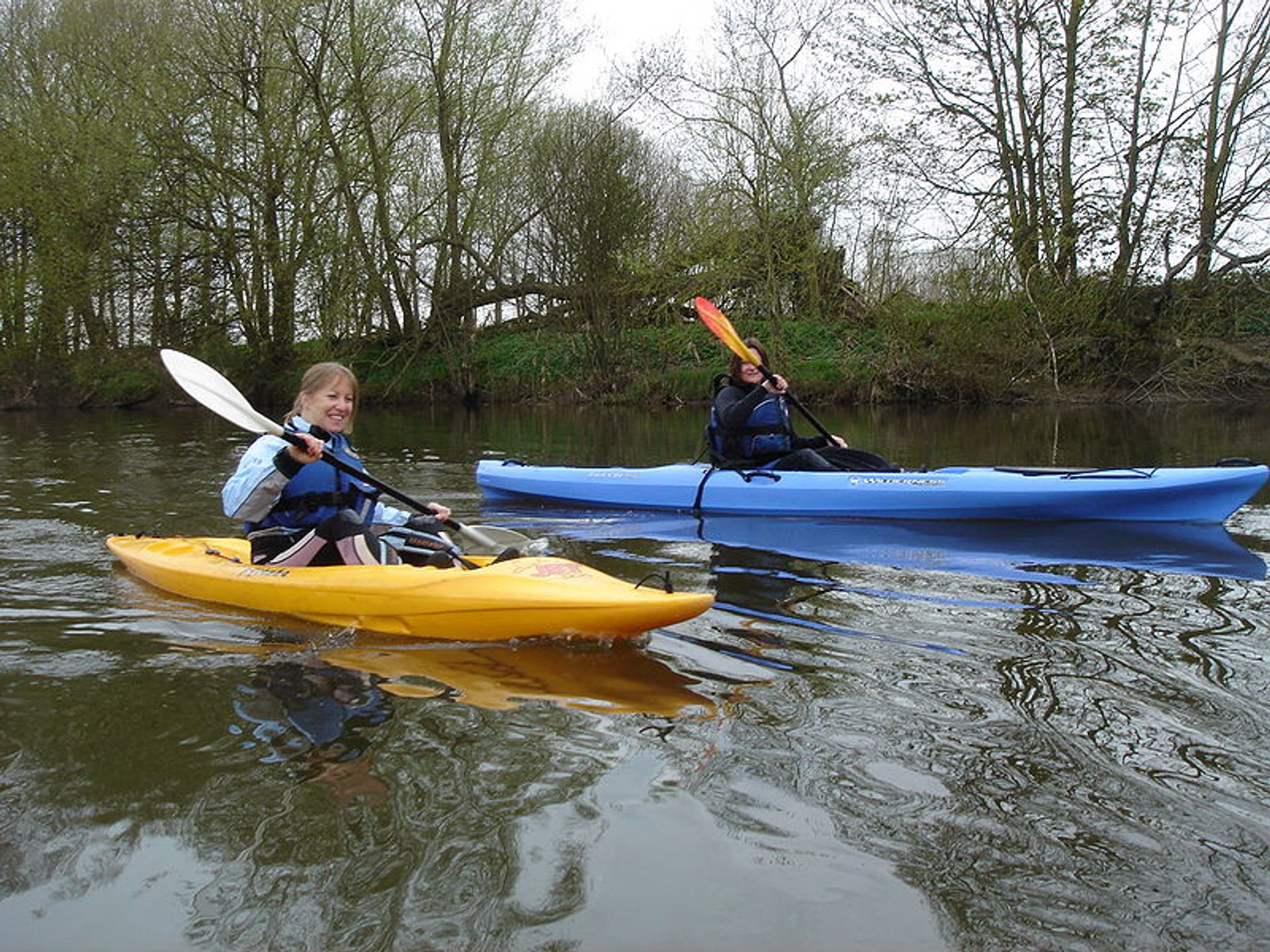 Canoeing on the River Wye