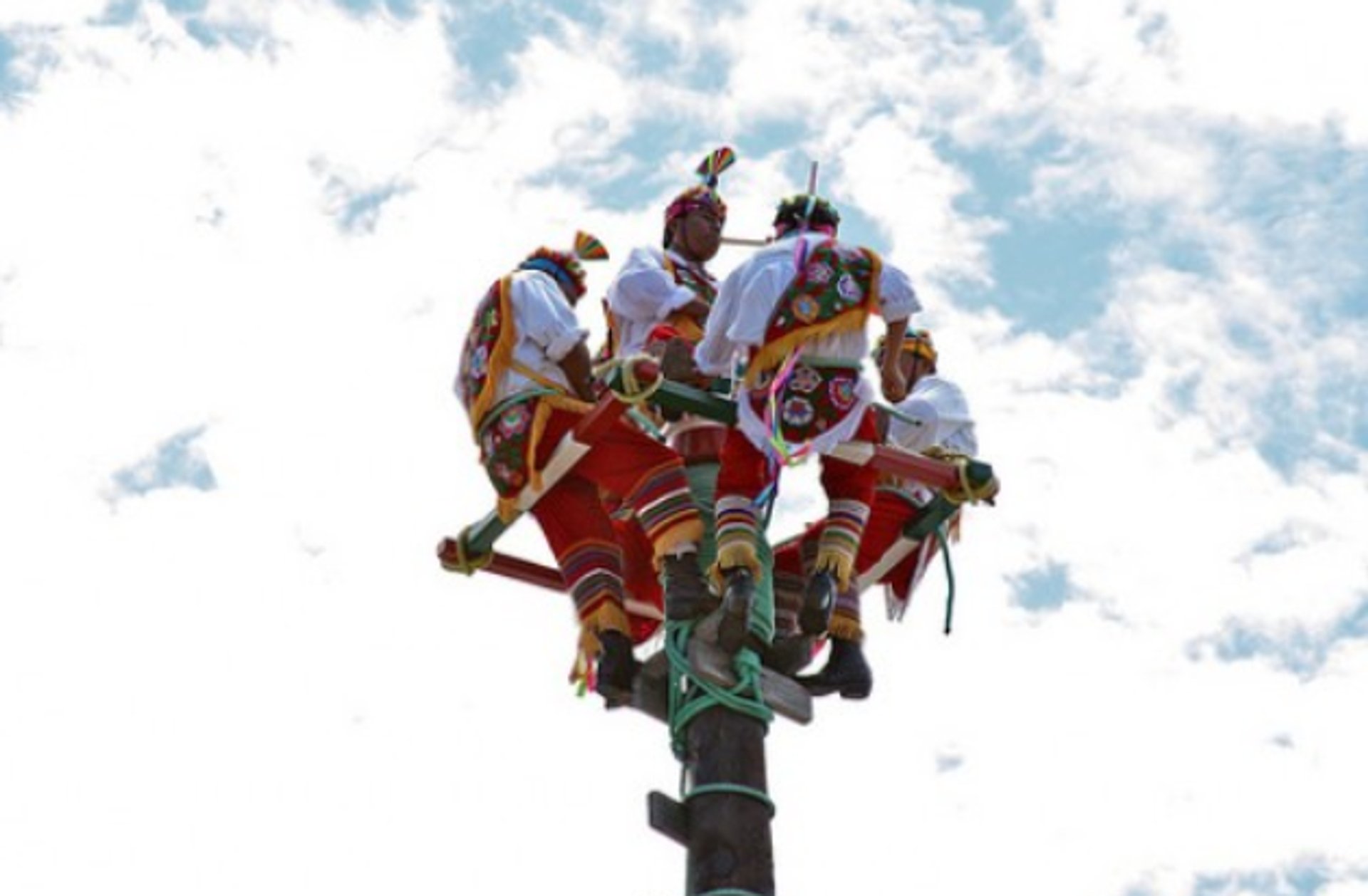 Mayan Pole Flyer Dancing or El Baile del Palo Volador