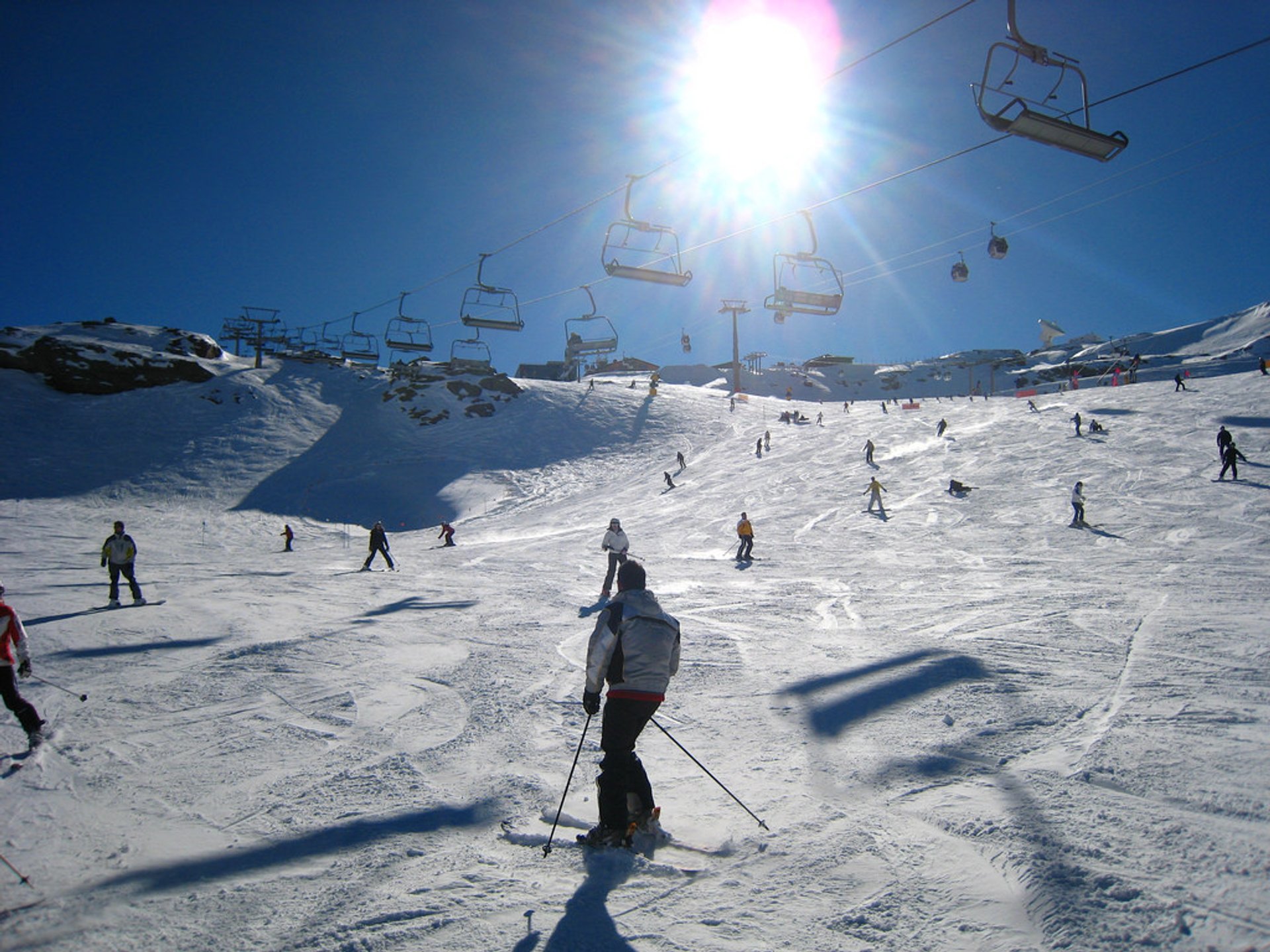 La stazione sciistica della Sierra Nevada