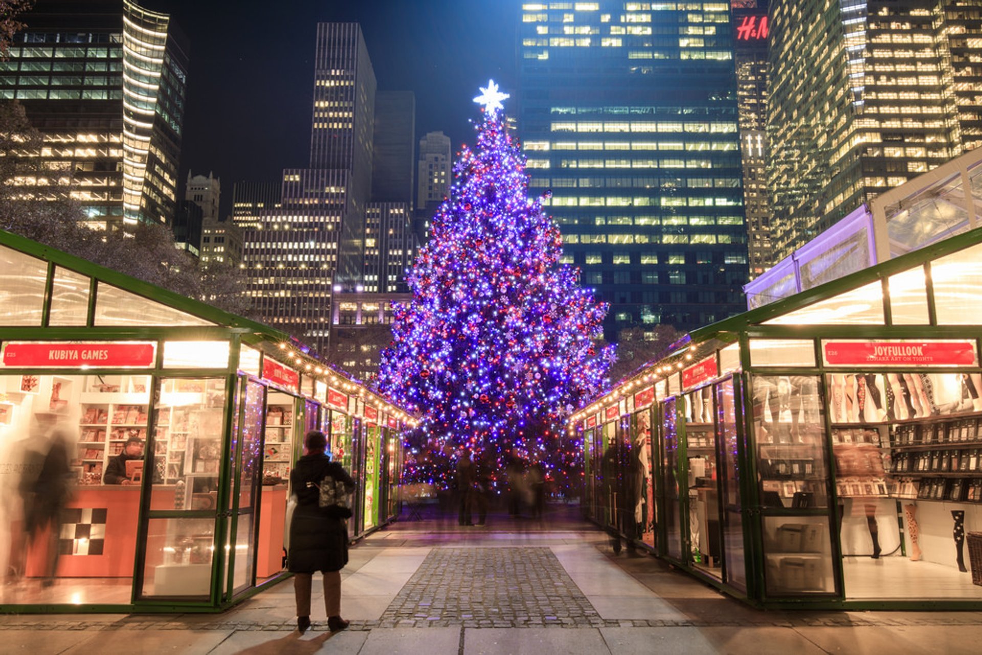 Bryant Park Christmas Tree Lighting 2024 Cleo Mellie   New York Bryant Park Winter Village 