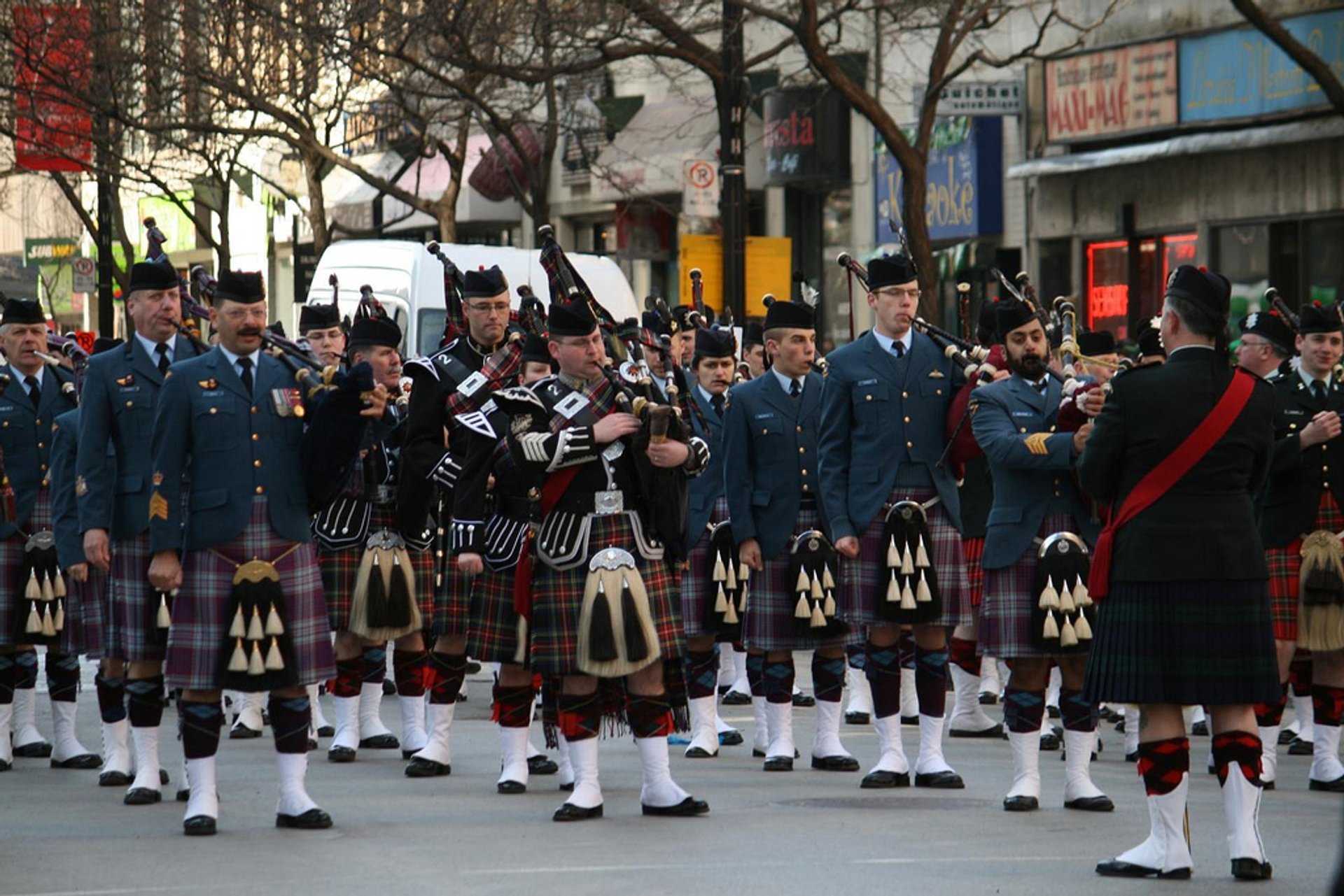 Die Parade zum St. Patrick's Day