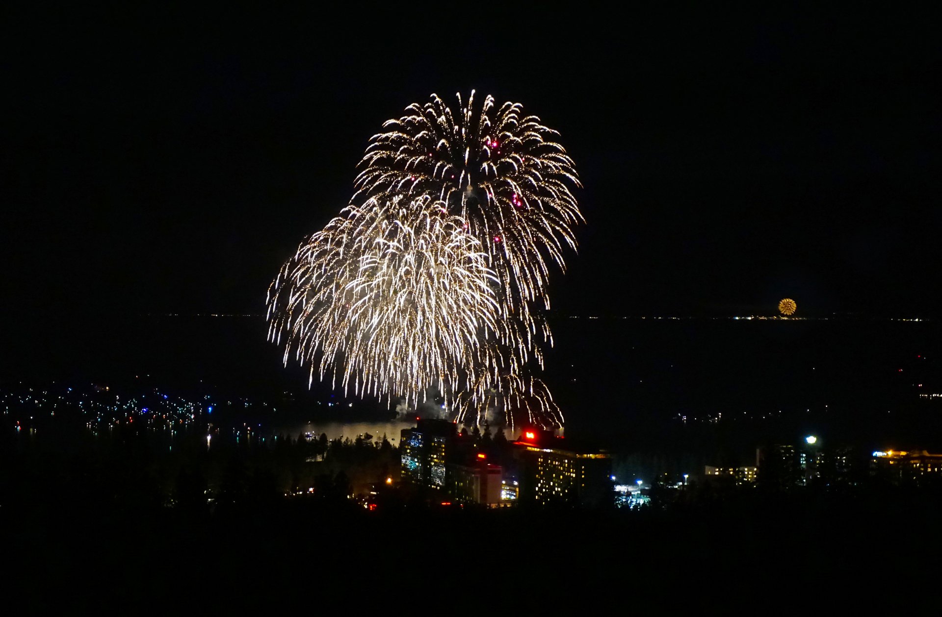 Eventos y fuegos artificiales del 4 de julio en el Lago Tahoe