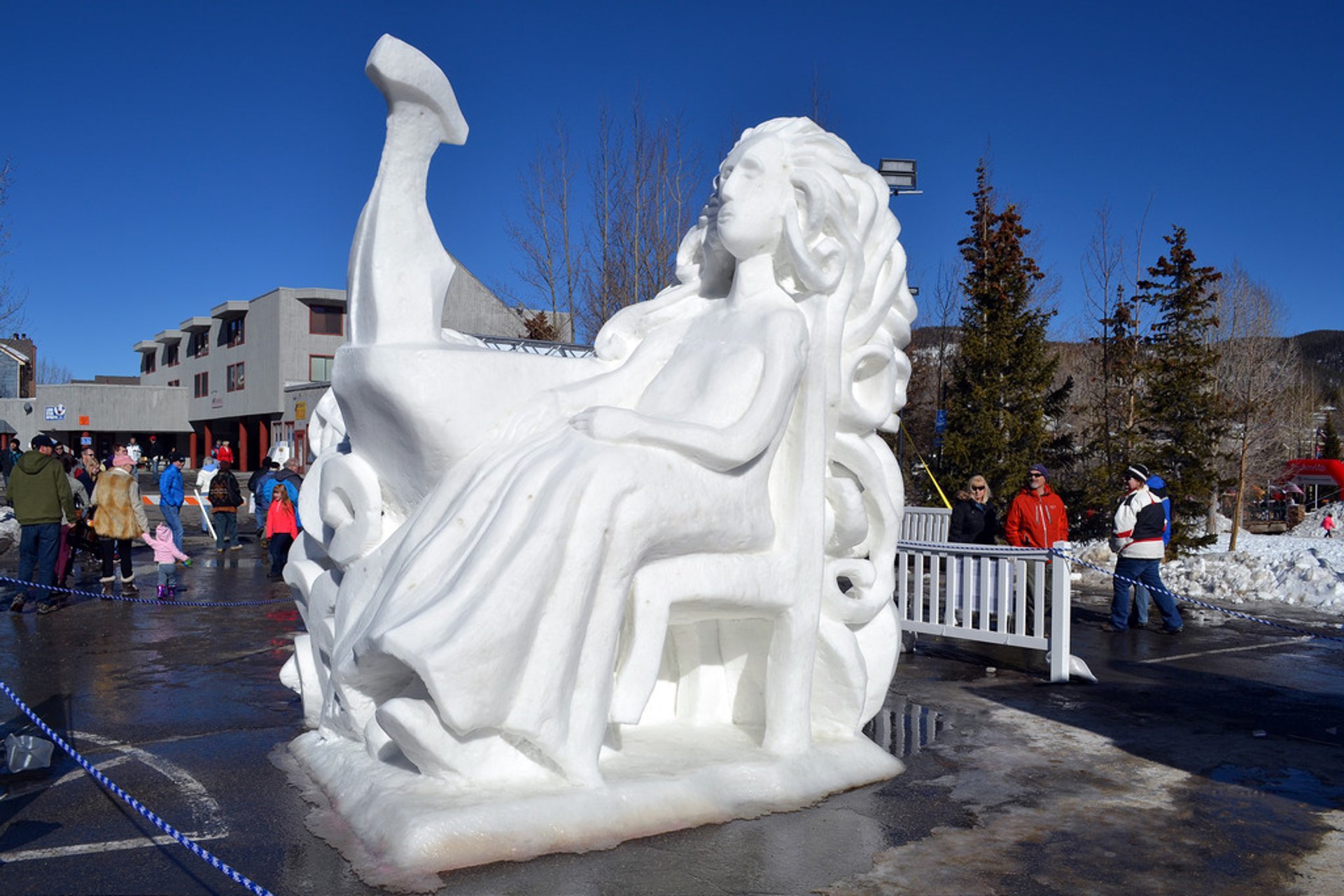 Breckenridge Schneeskulpturen