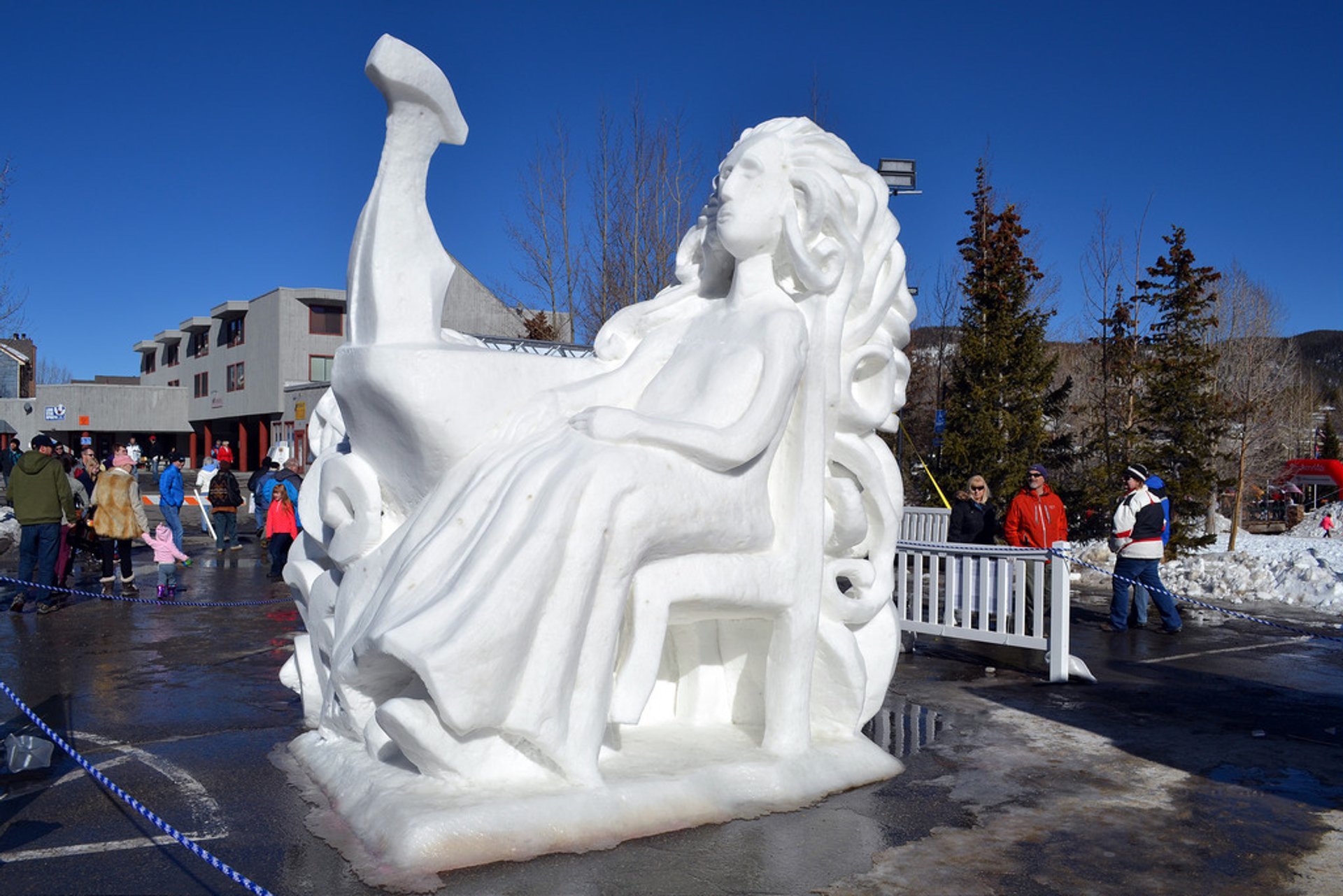 Sculptures de neige de Breckenridge