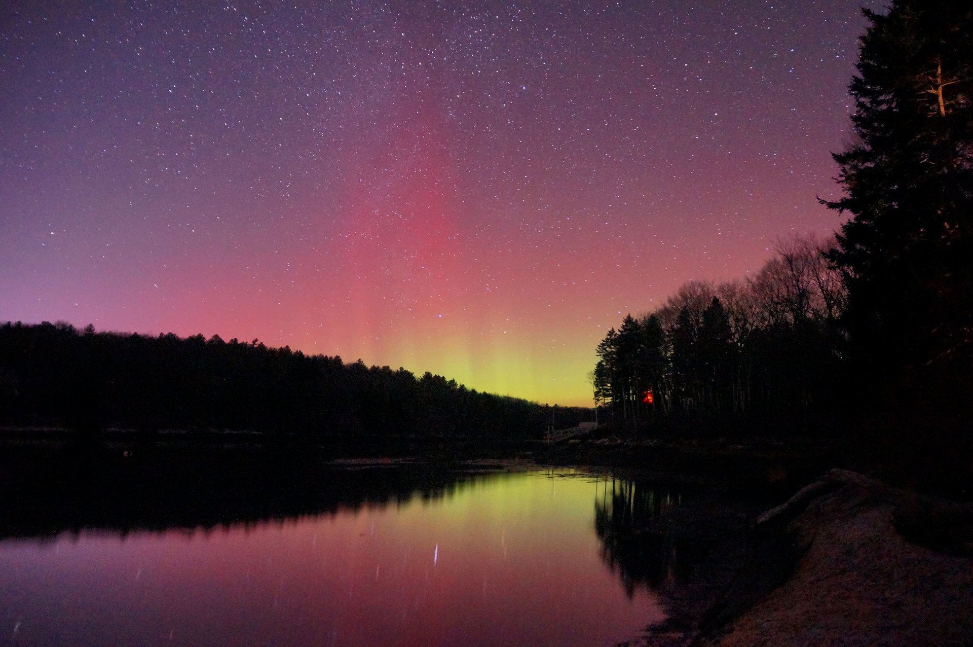 Nordlichter oder Aurora Borealis