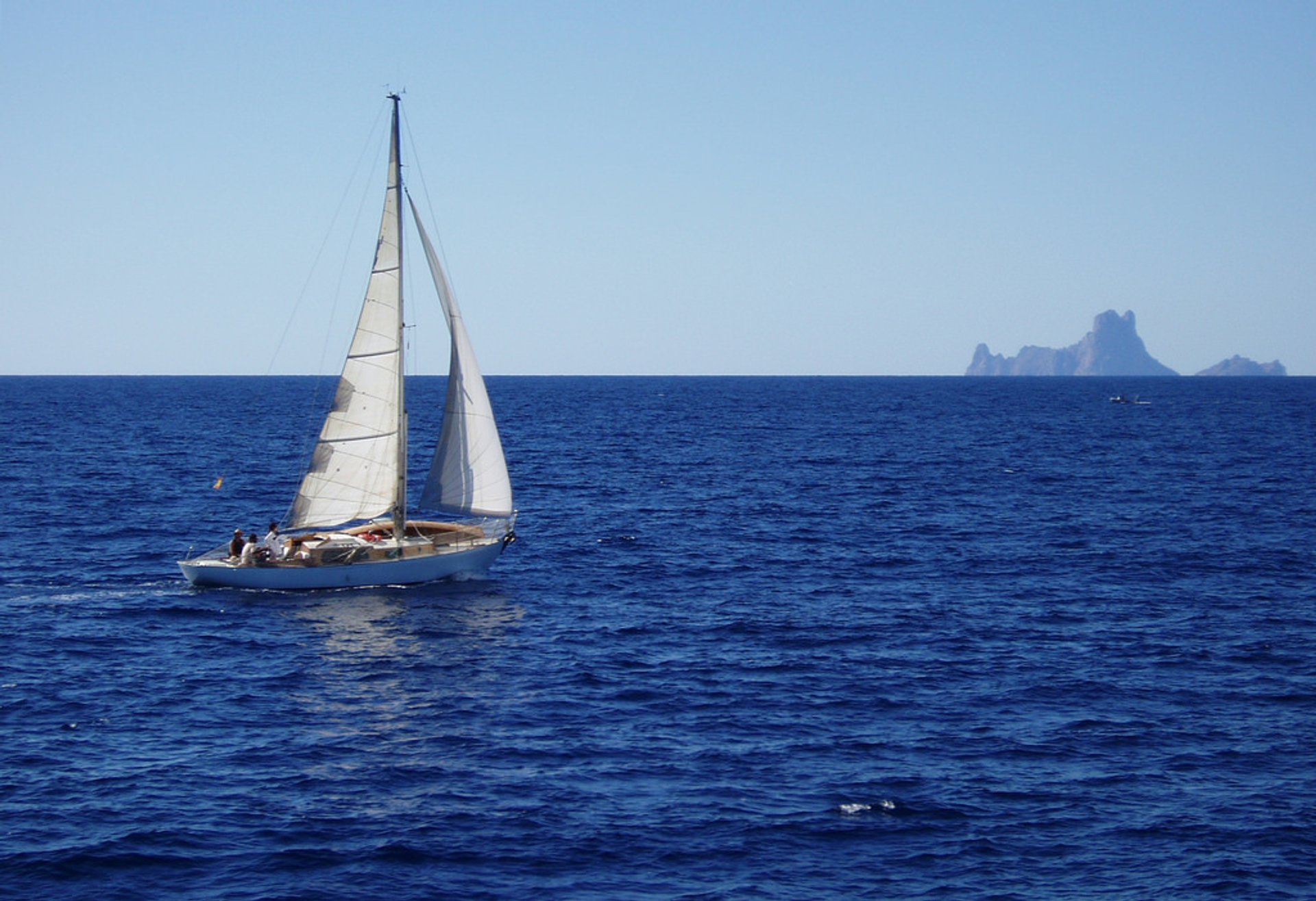 Sailing around the Balearic Islands