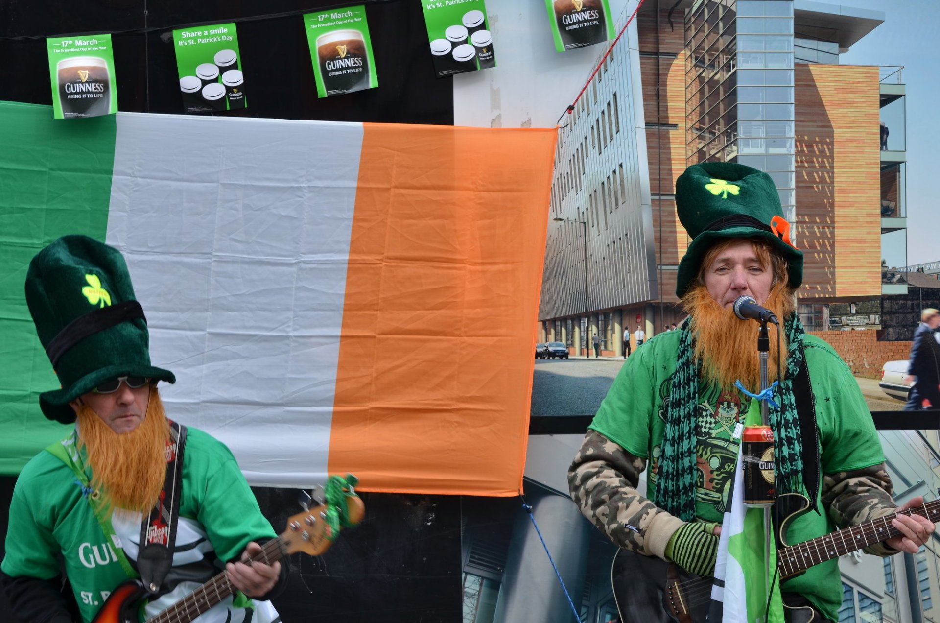 Jour de la Saint-Patrick à Manchester