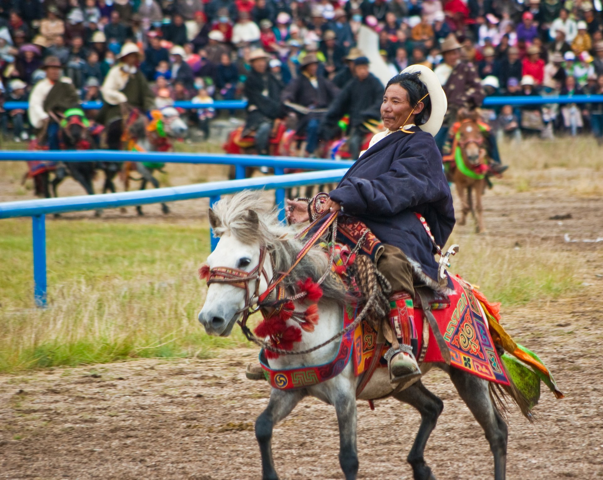 Festival de Corrida de Cavalos em Nagqu