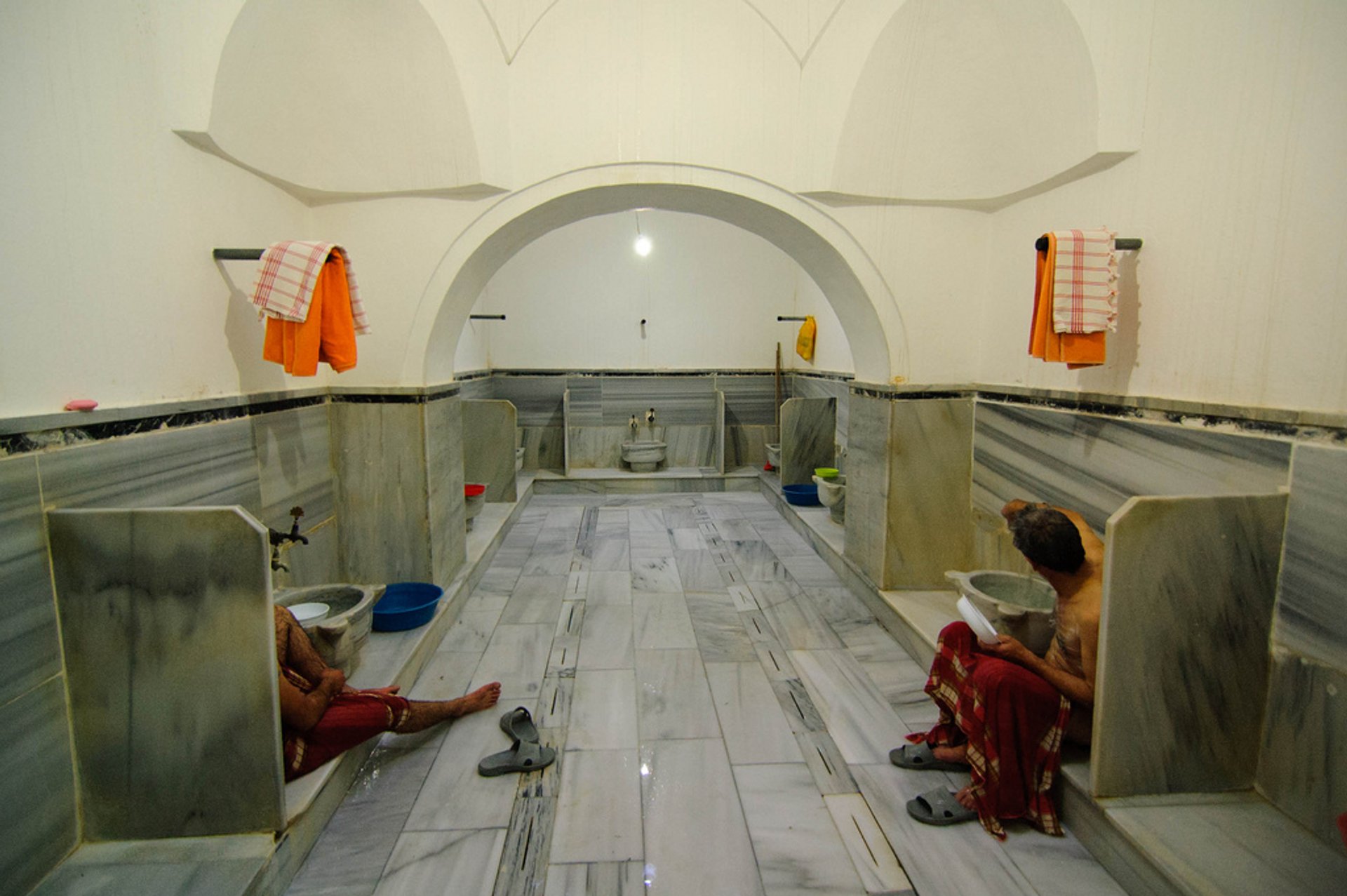 Aquecer em hamam tradicional