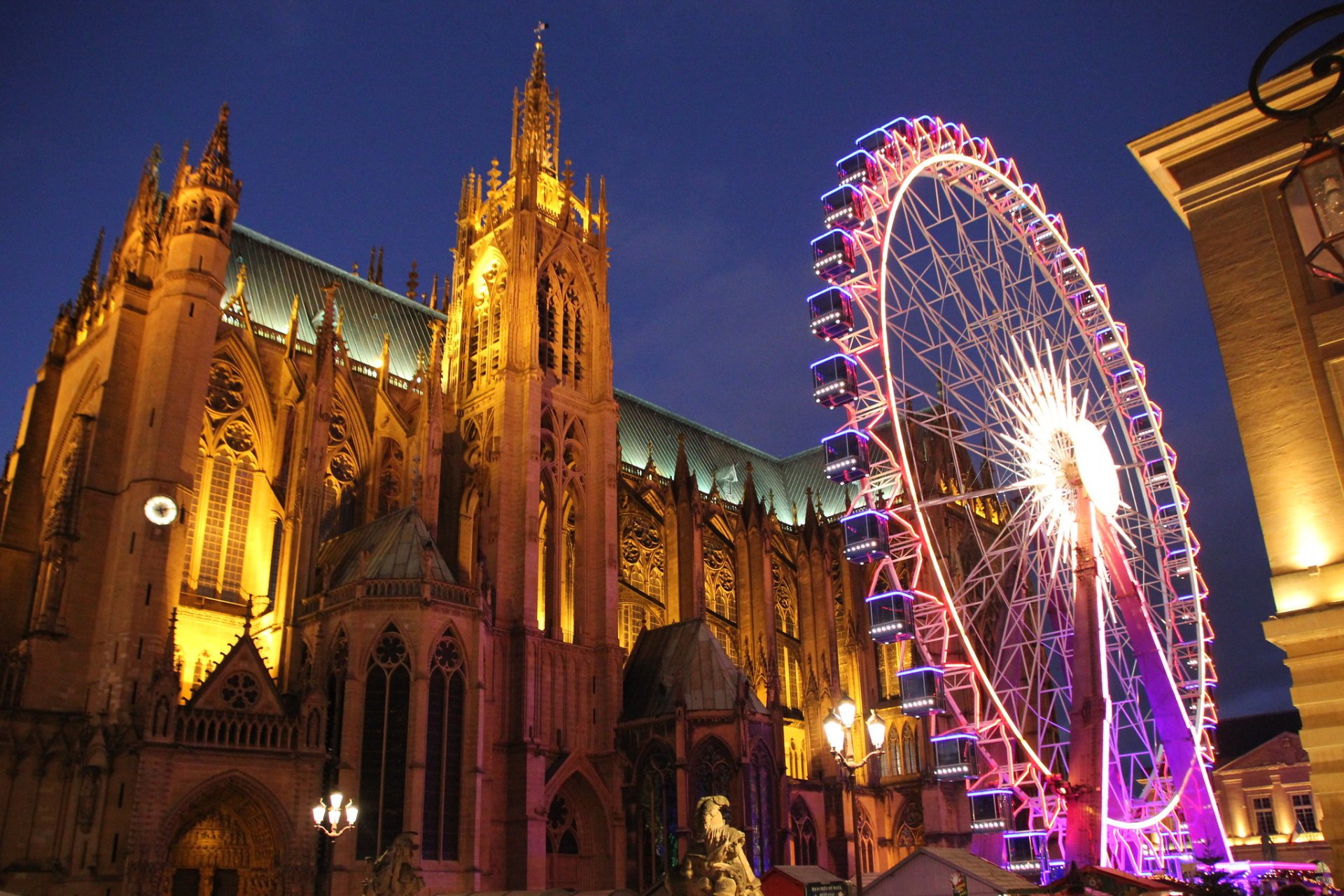 Weihnachtsmarkt in Metz in France, 2023