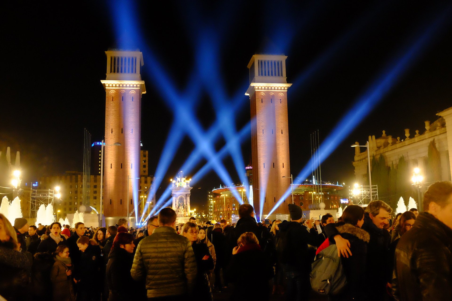 Véspera de Ano Novo em Barcelona (Nochevieja)