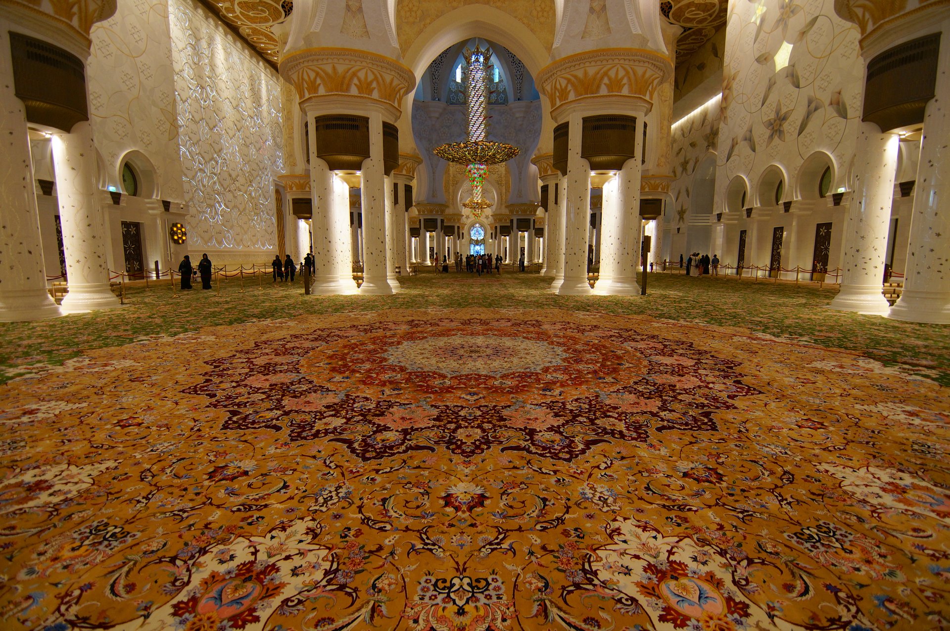 Sheikh Zayed Grande Mosquée à Abu Dhabi