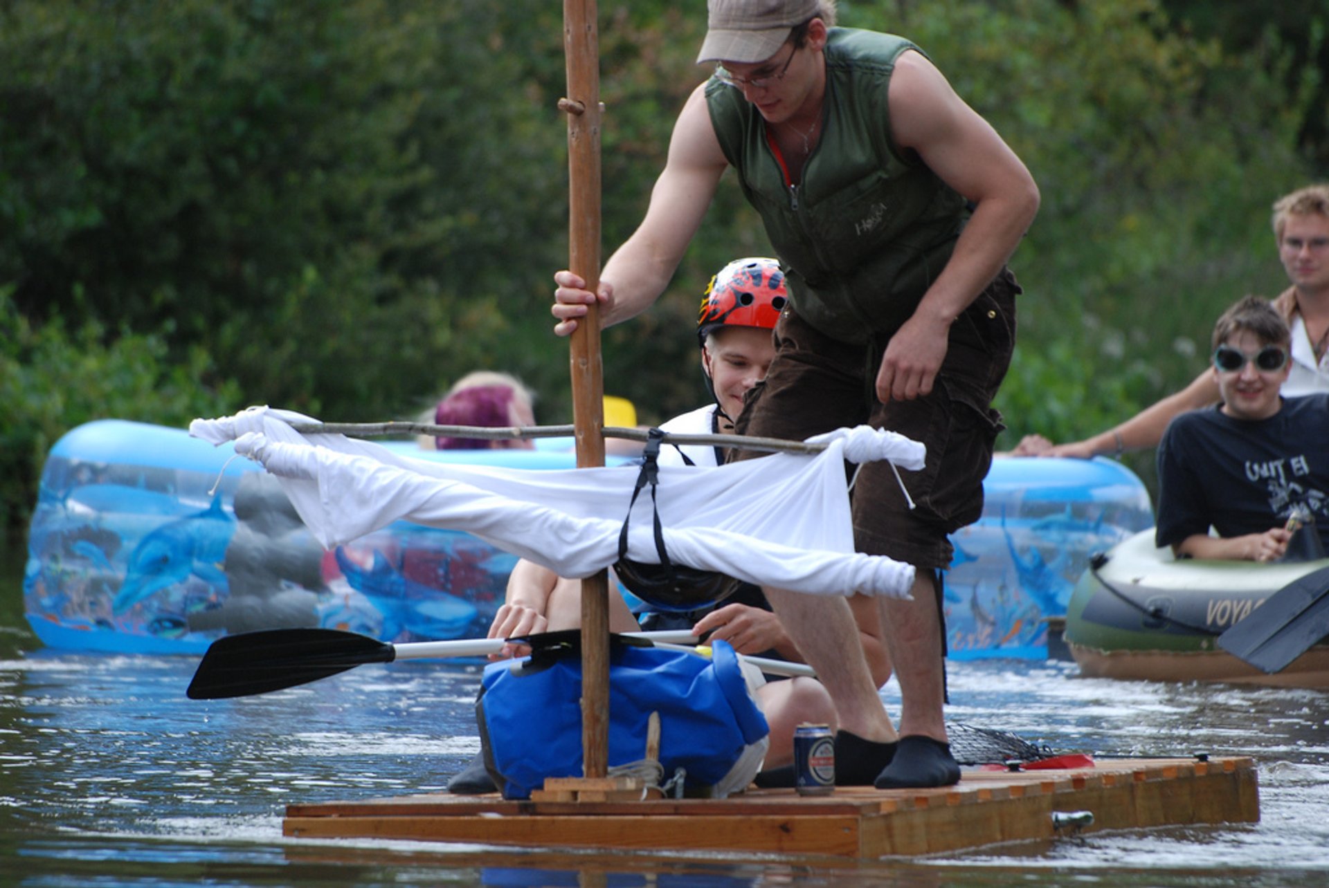 Kaljakellunta oder Bier schwimmend