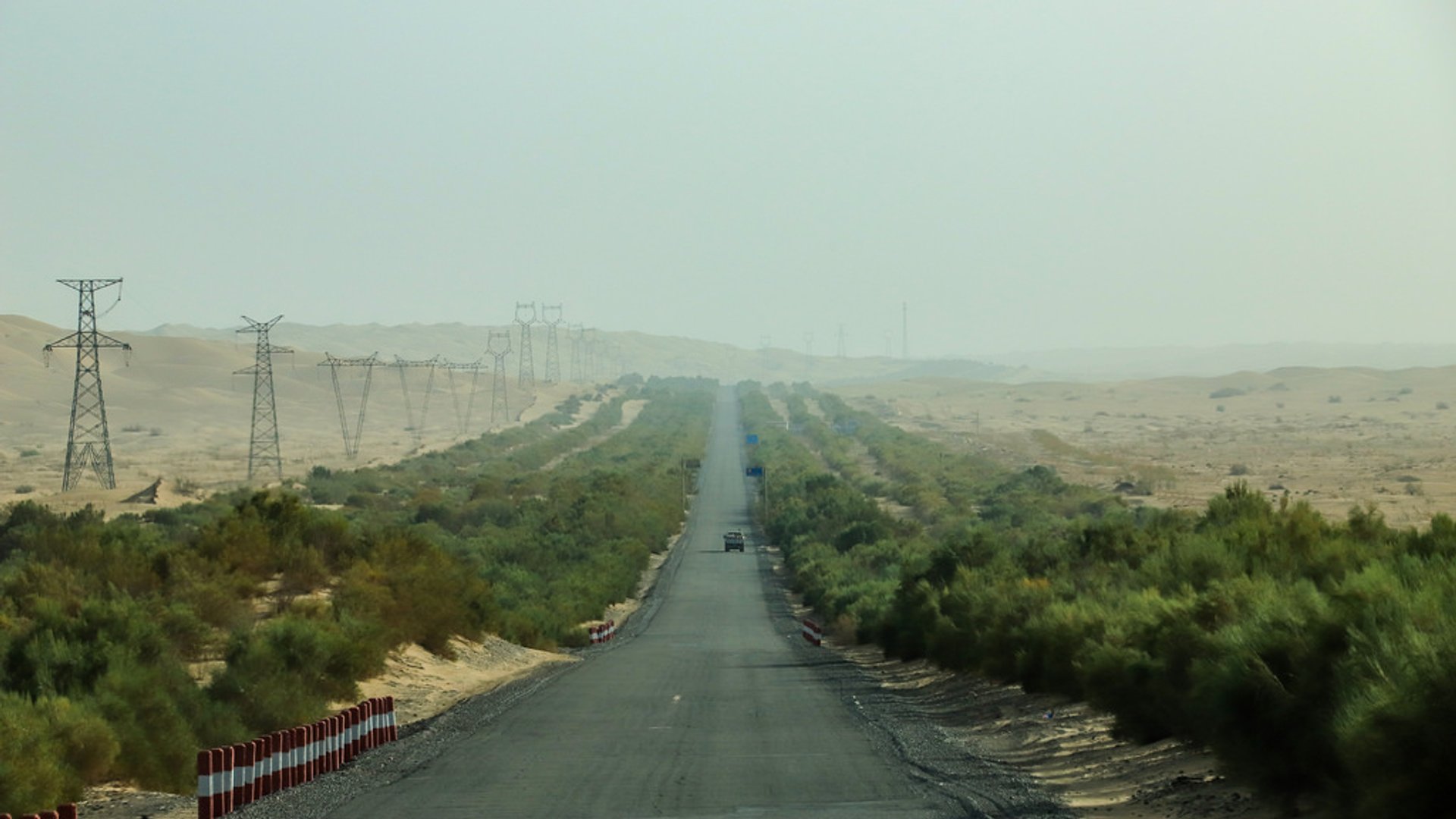 Route du désert de Tarim