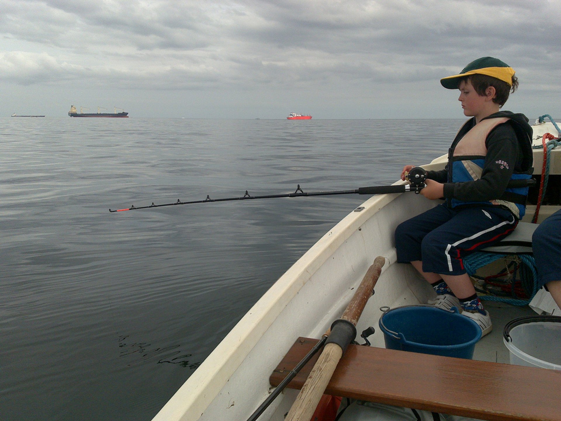 Pesca en el mar en Inglaterra, 2024