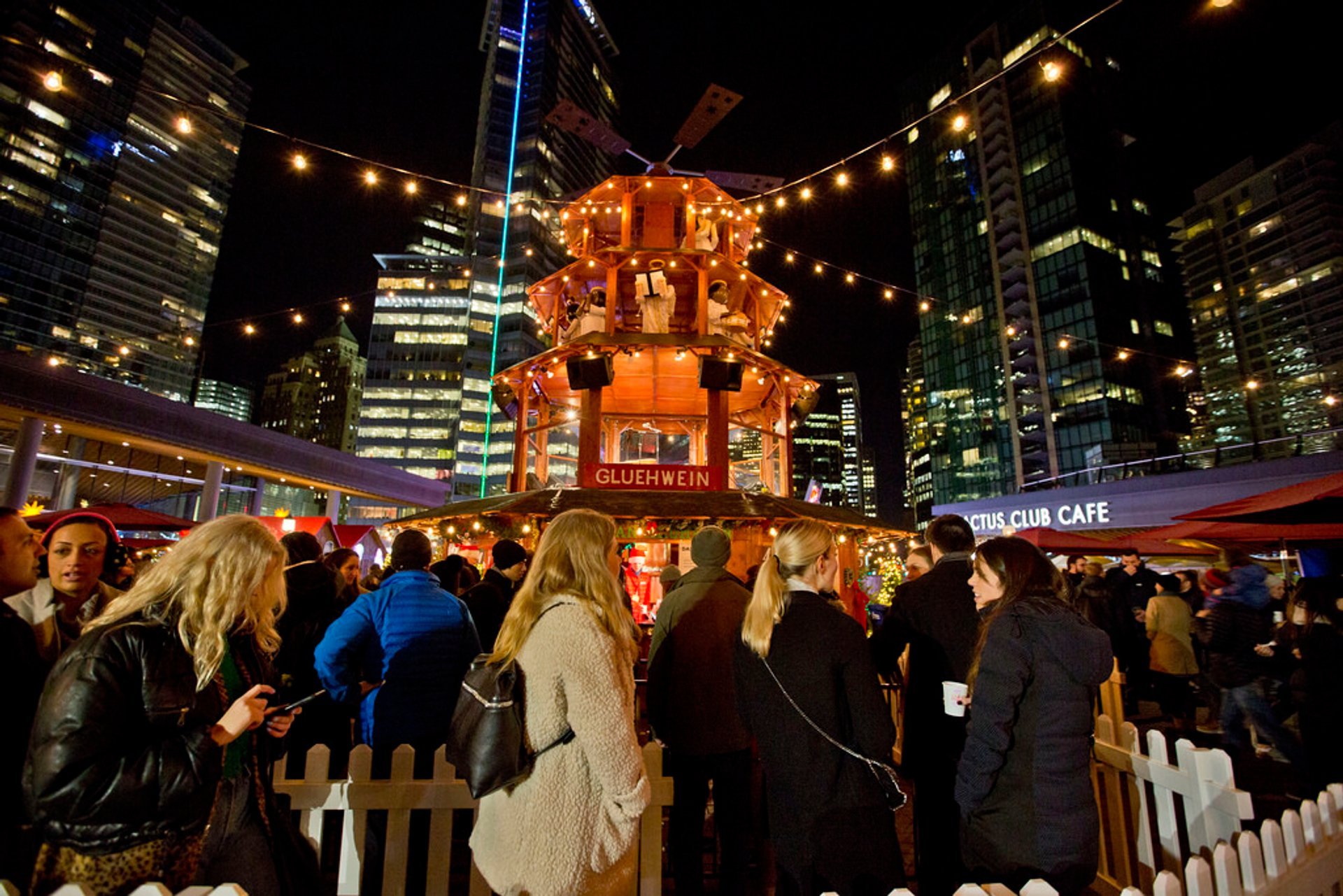 Mercado navideño de Vancouver