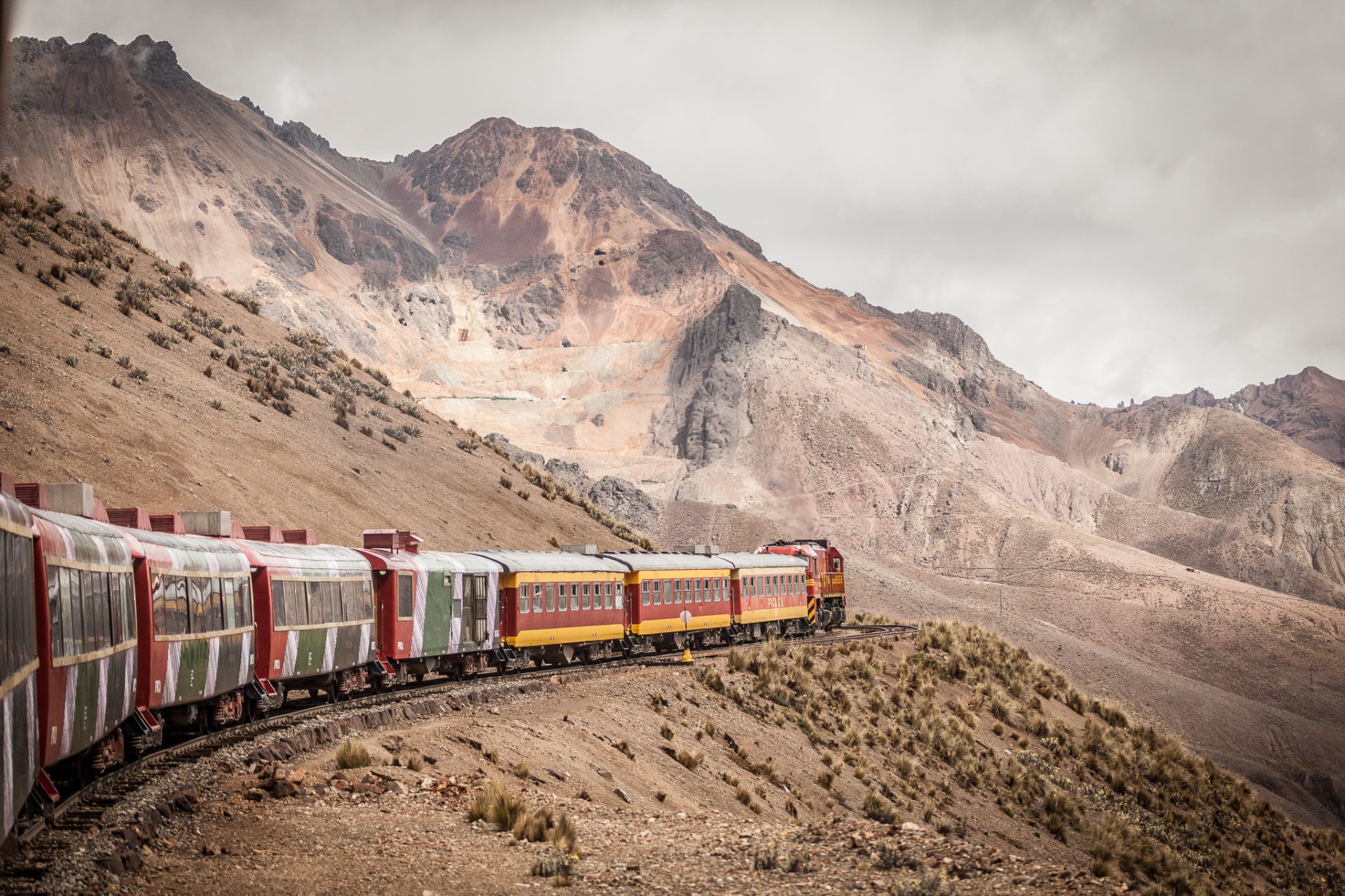 Tren de Lima a Huancayo en Peru, 2023