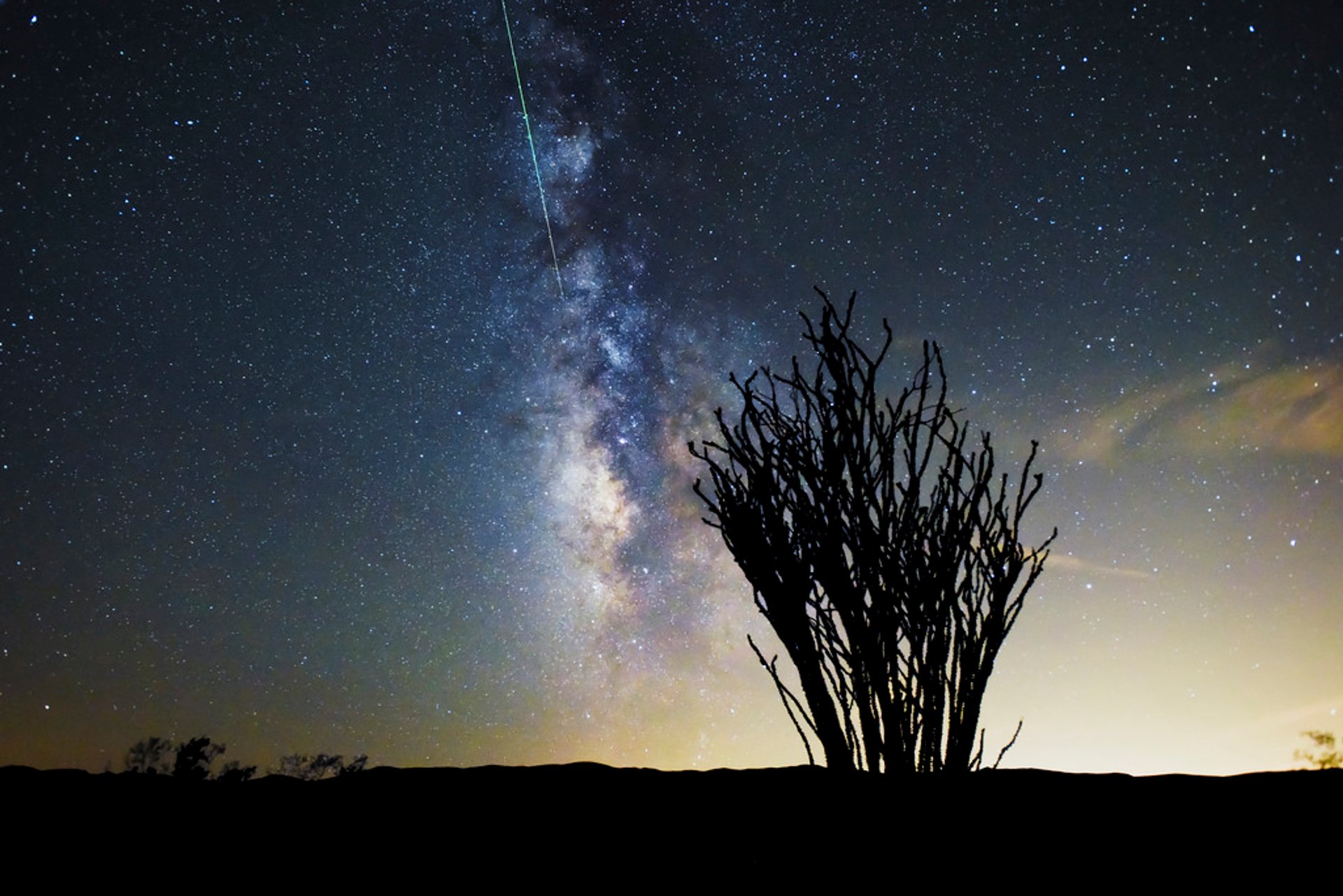 Perseid meteor shower putting on a show over Las Vegas