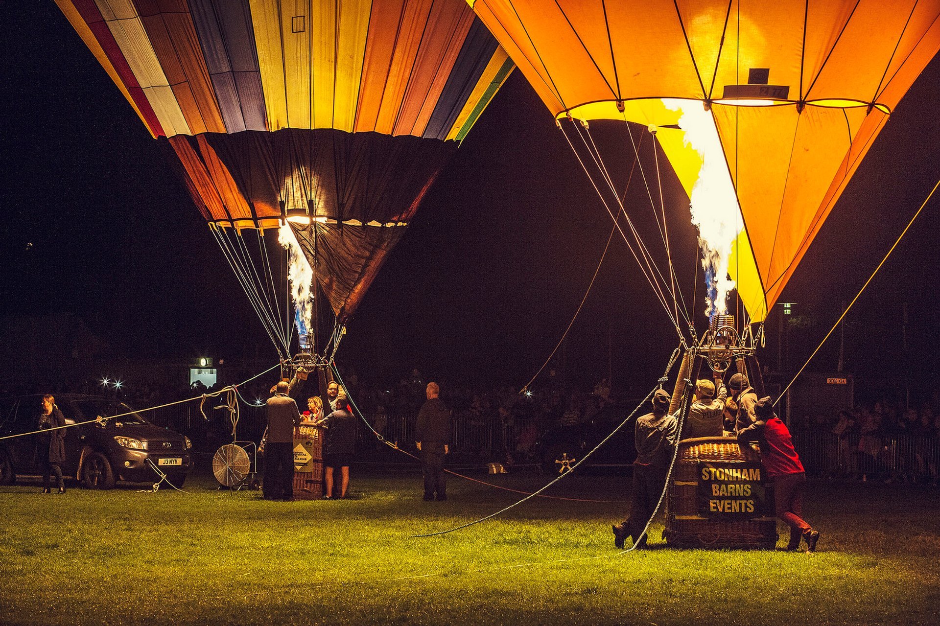 Carnaval de globos en Oswestry