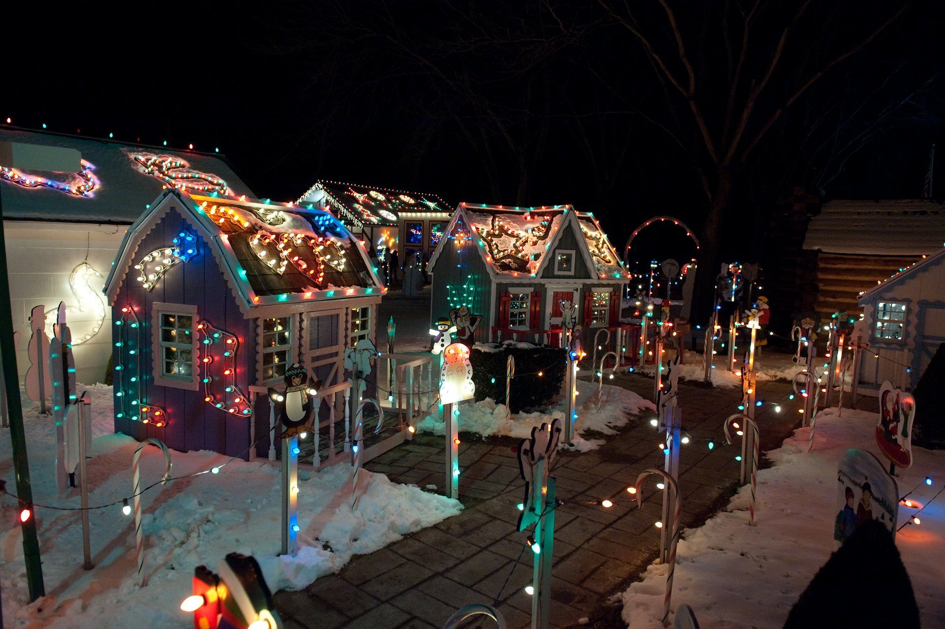 Luces de Navidad en Pensilvania