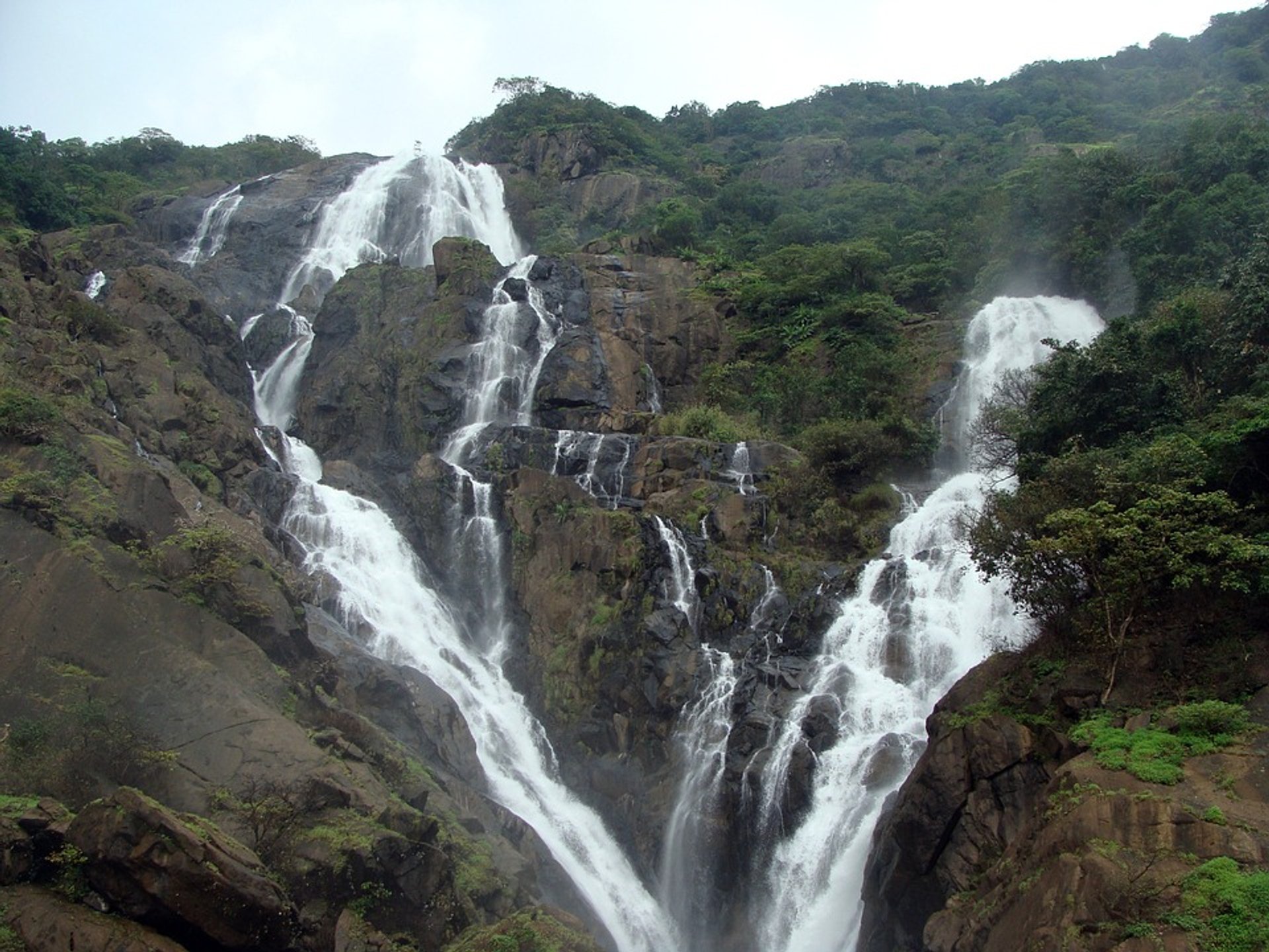 Cascades au débit maximal