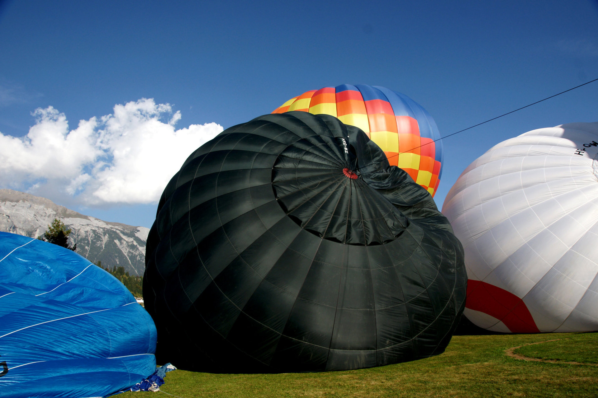 Ballonwoche Flims quente-ar balão Festival