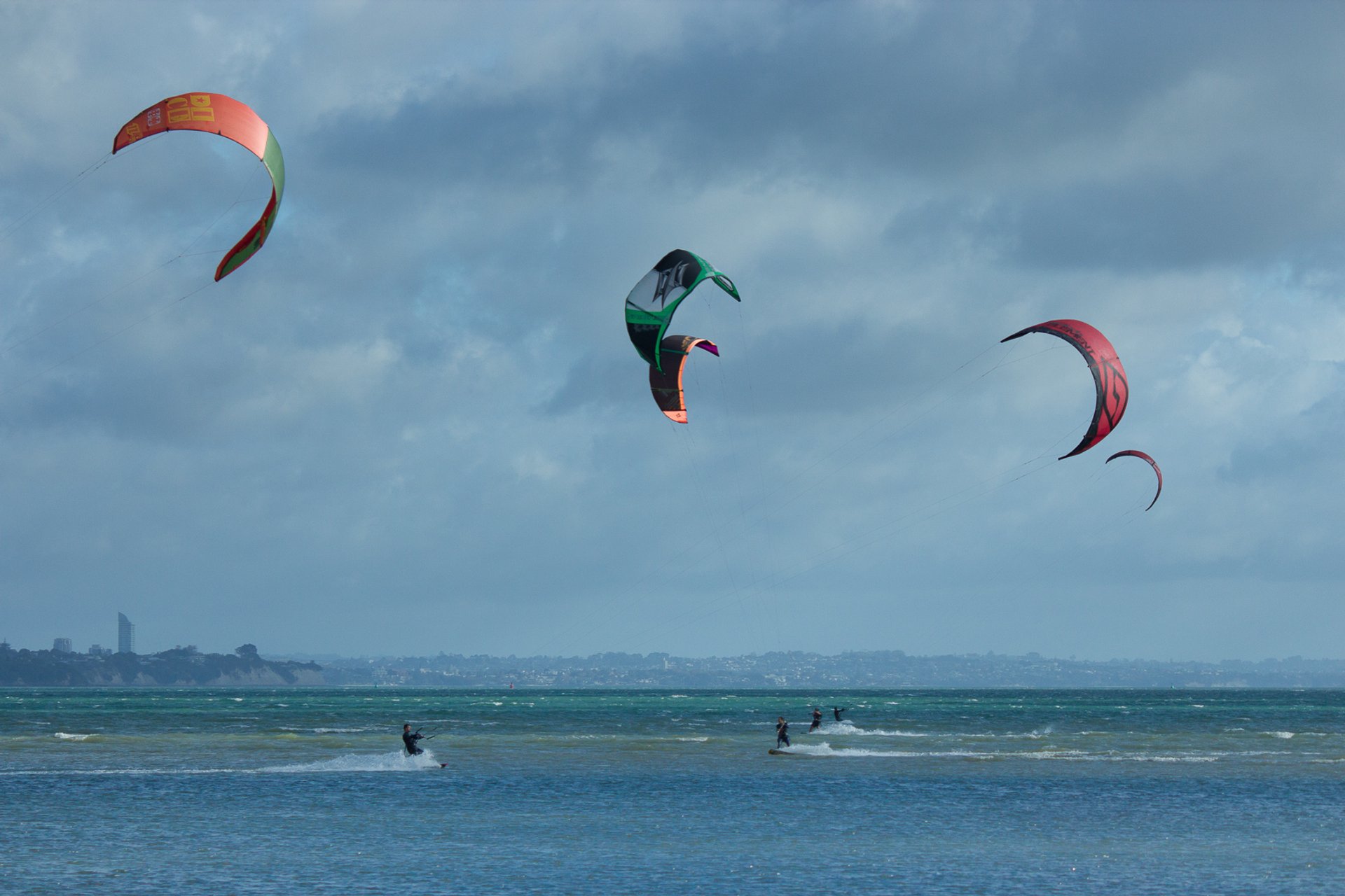 Kitesurf et planche à voile