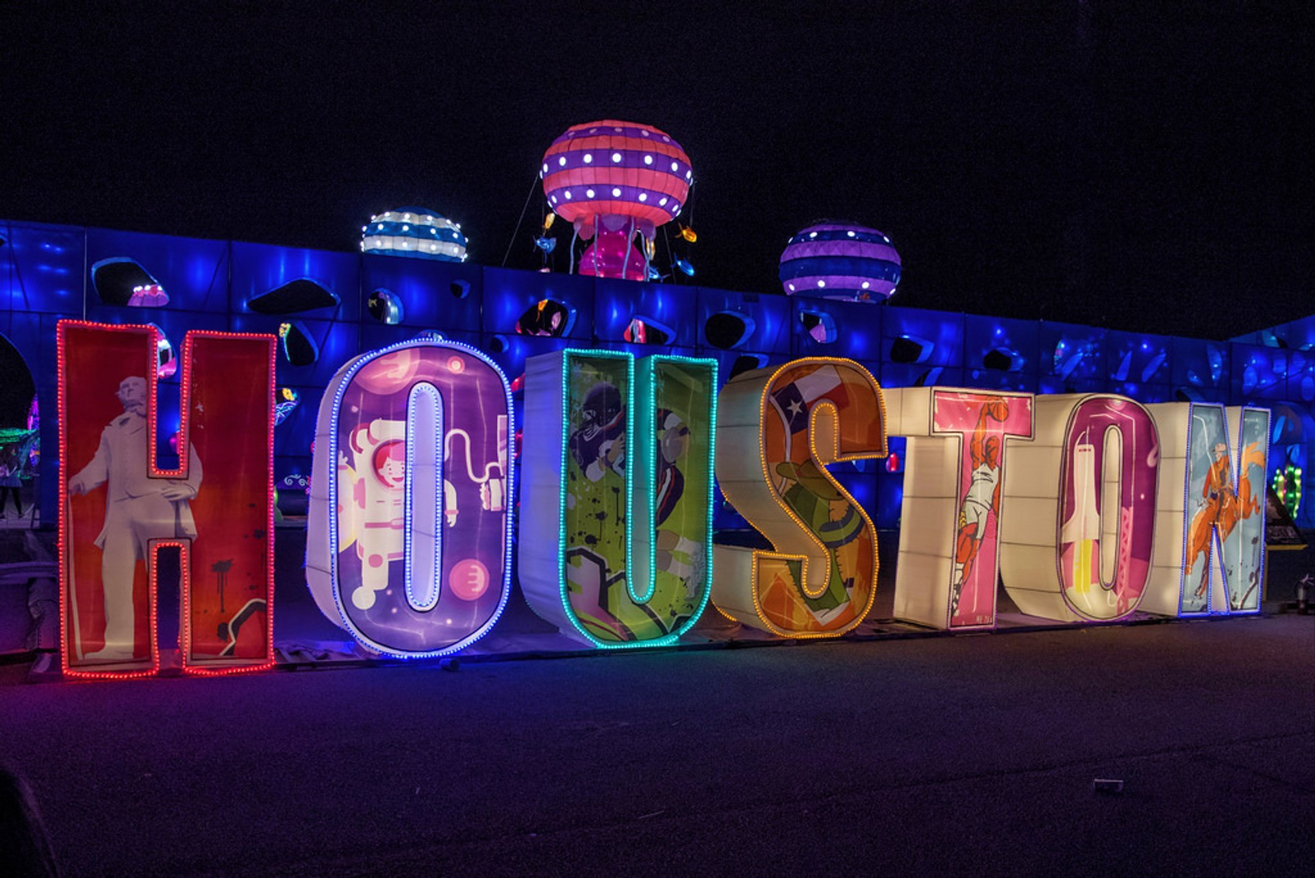 Luces de Navidad de Houston