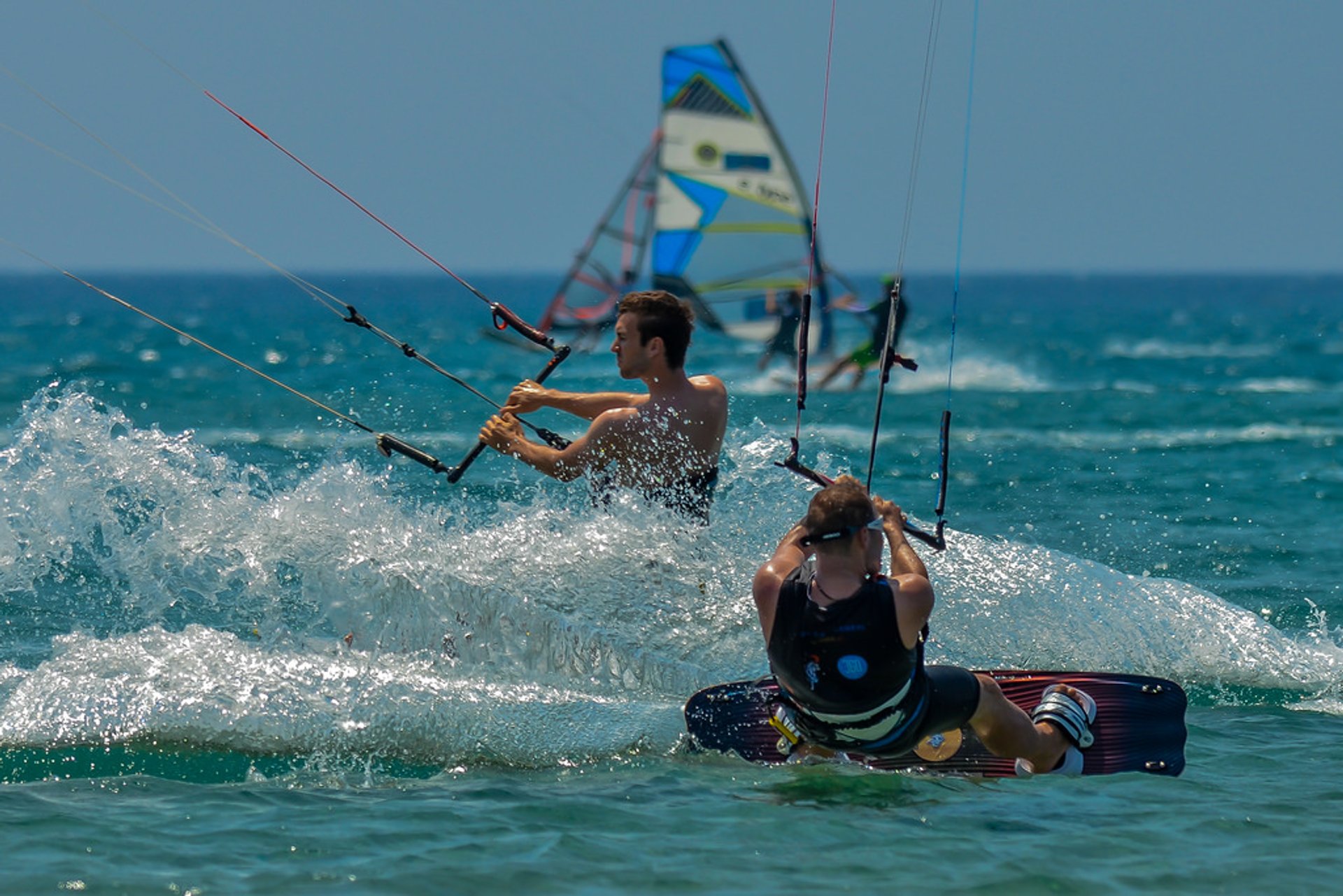 Planche à voile et kitesurf