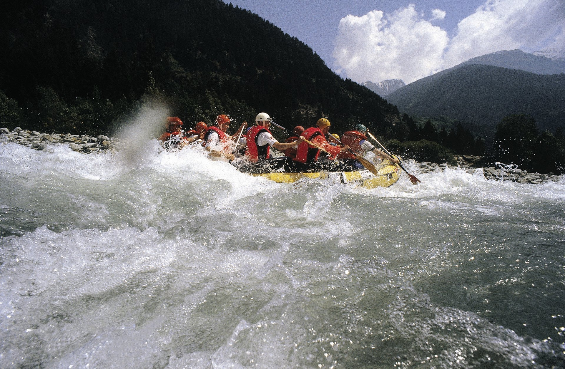 Rafting aux eaux vives