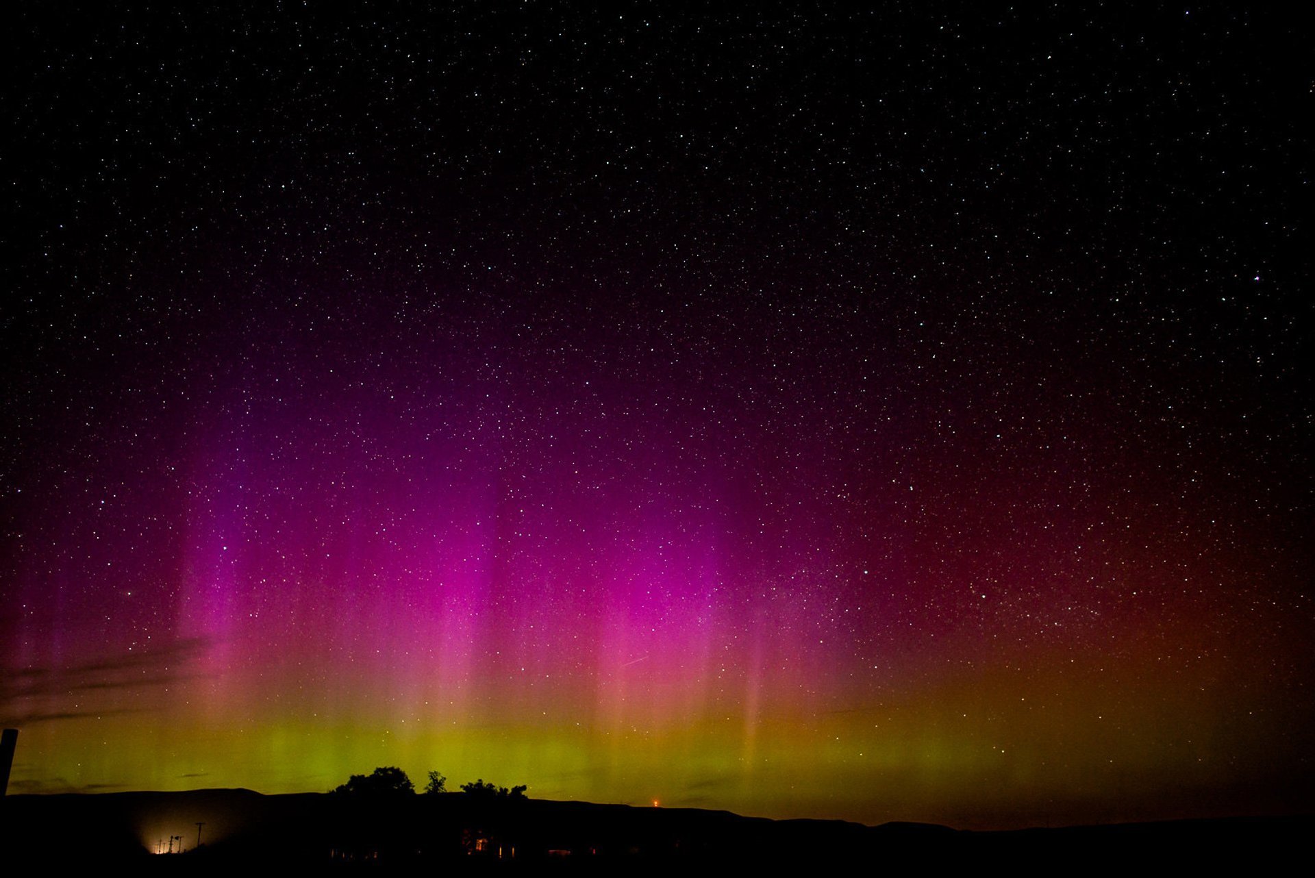 Aurora Boreal or Luces del norte