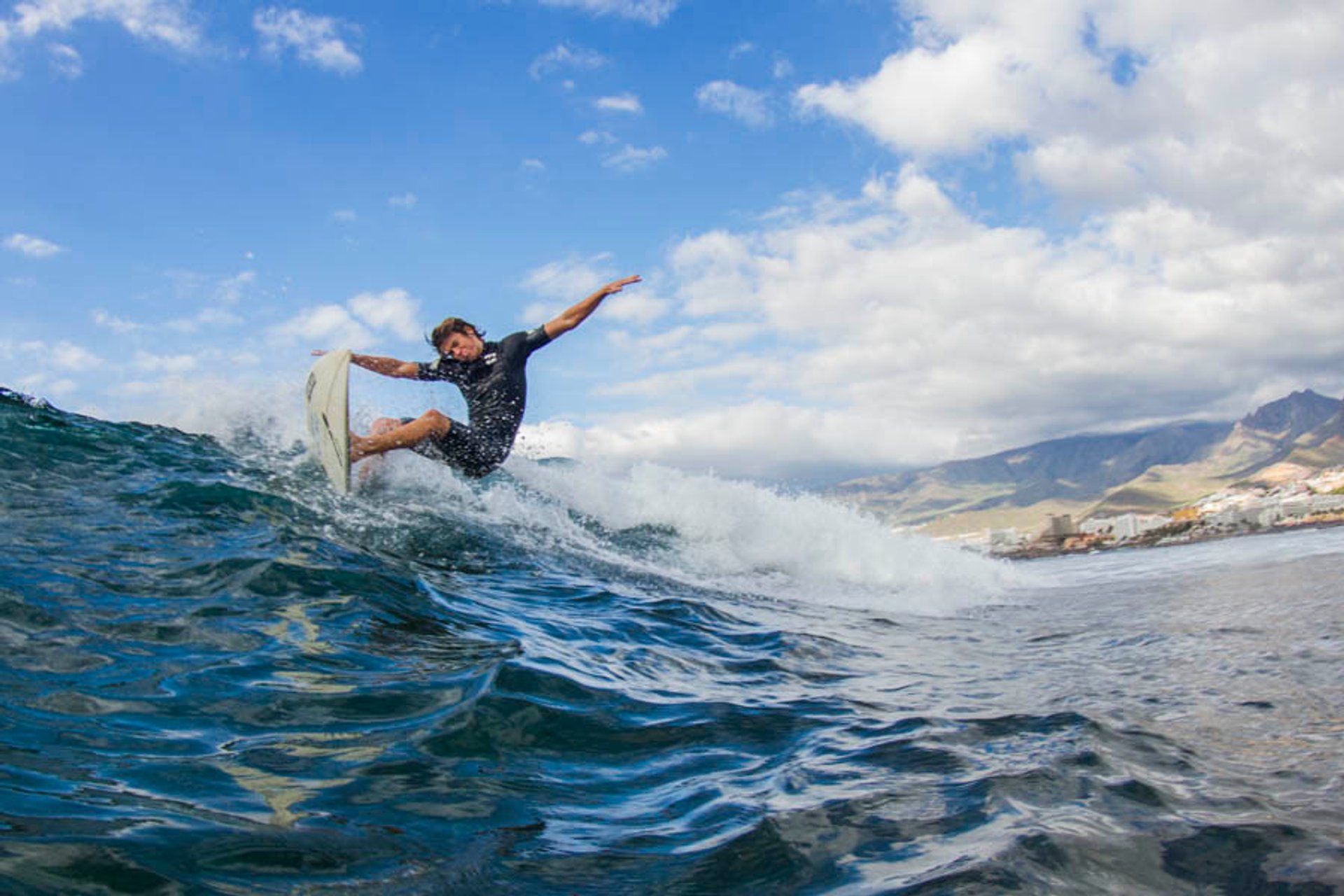 Surfing canary islands