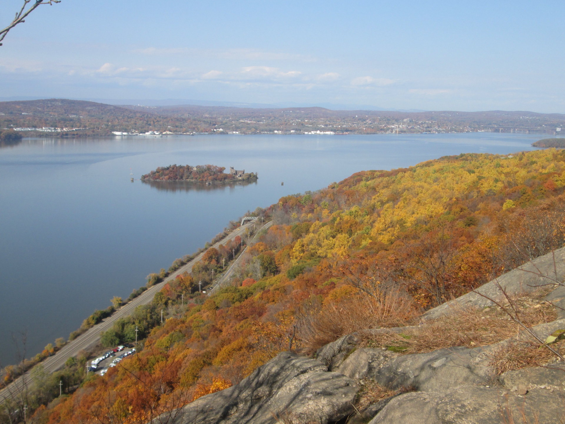 Cores de outono em Hudson Highlands State Park