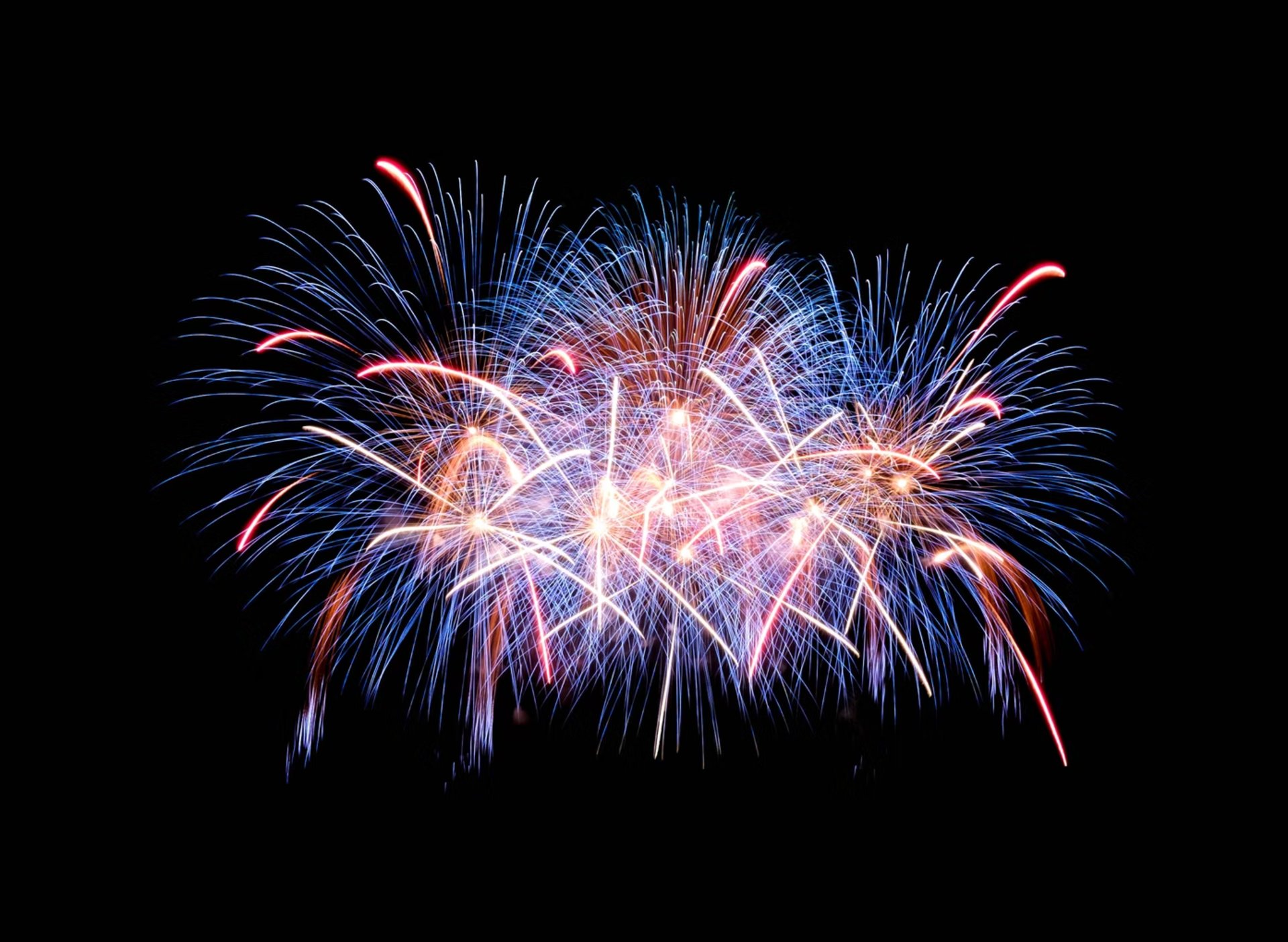 Burleson Fireworks 4 juillet, Texas, 2023