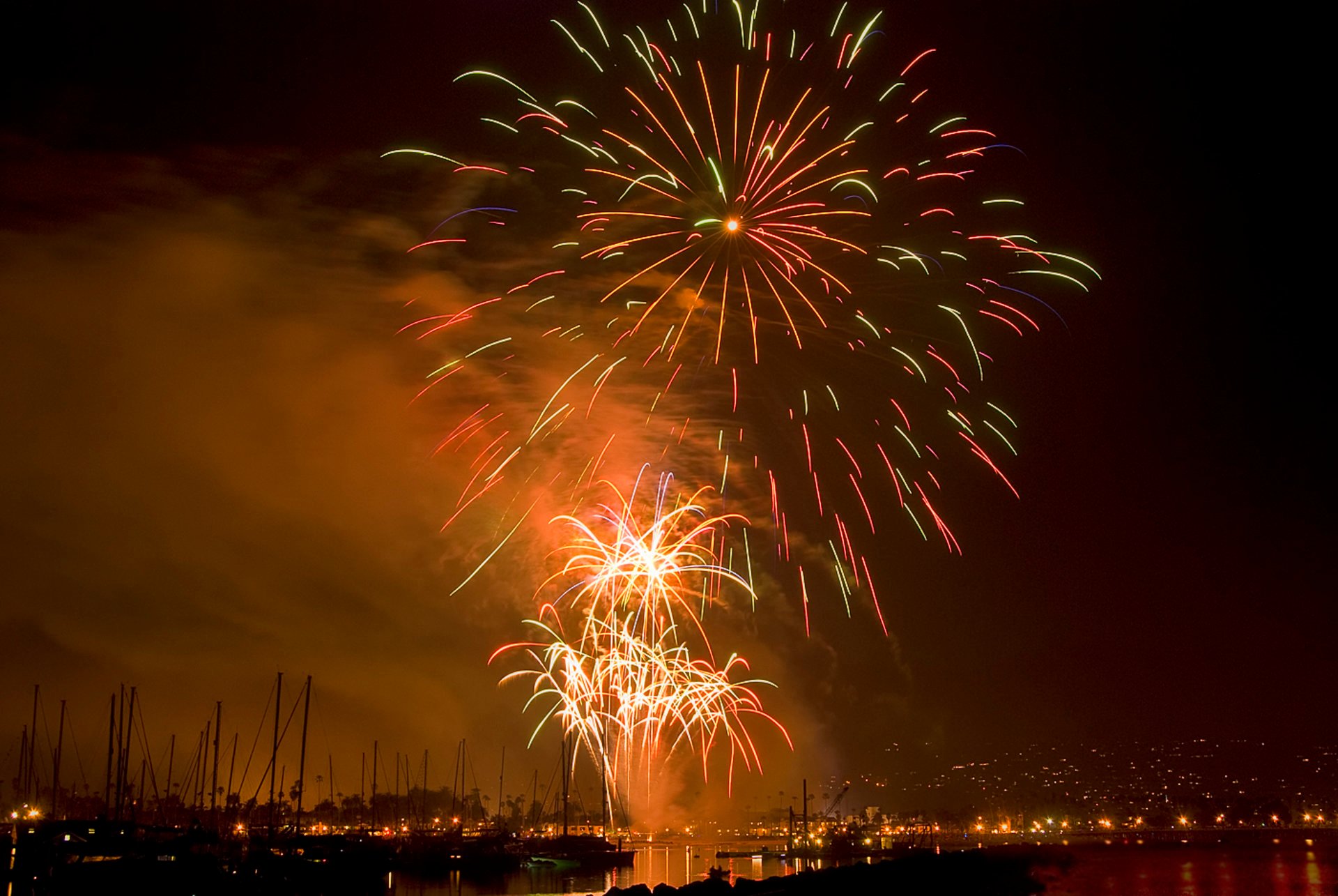 Événements du 4 juillet et feux d'artifice à Santa Barbara