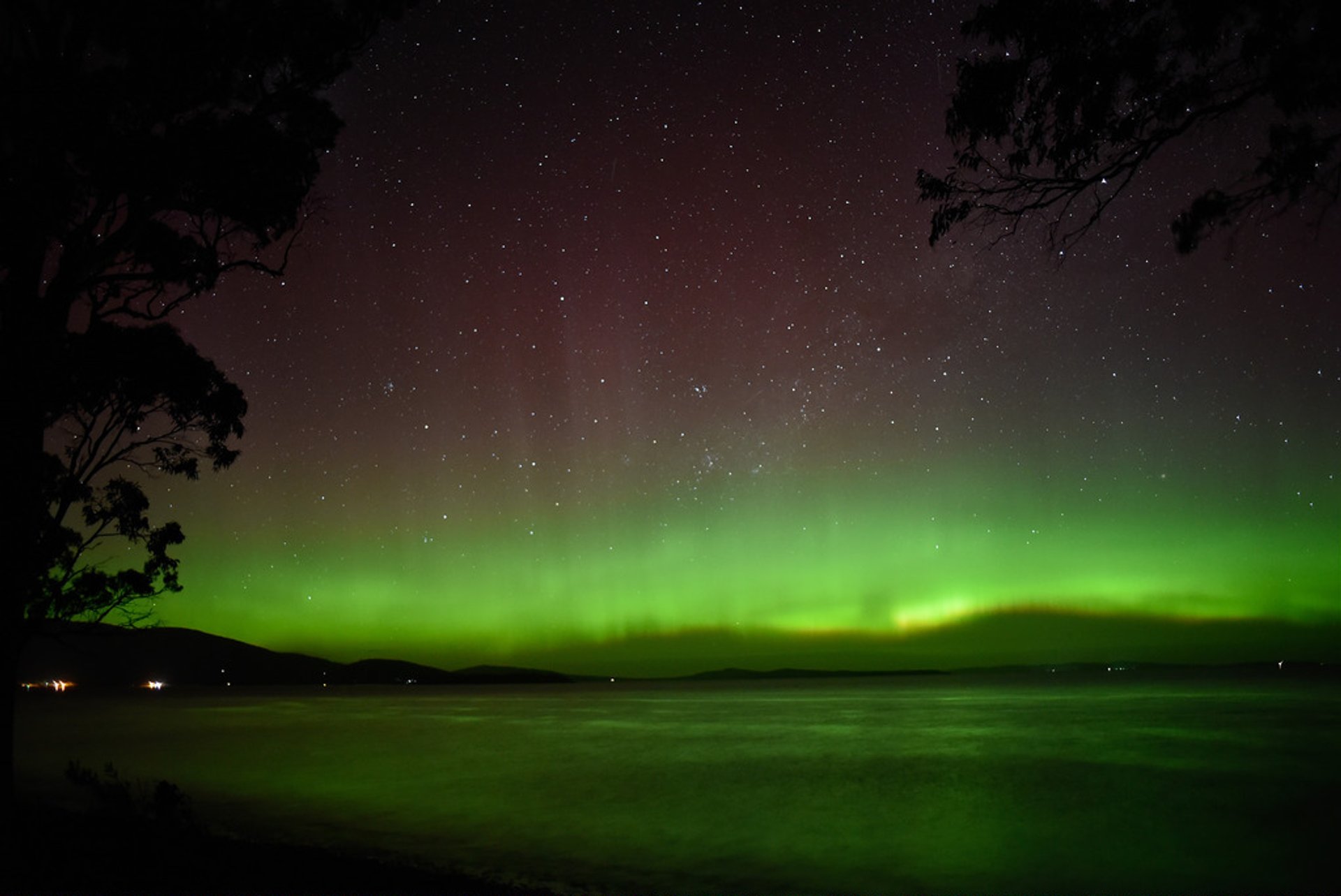 Aurora Australis oder Südlichter