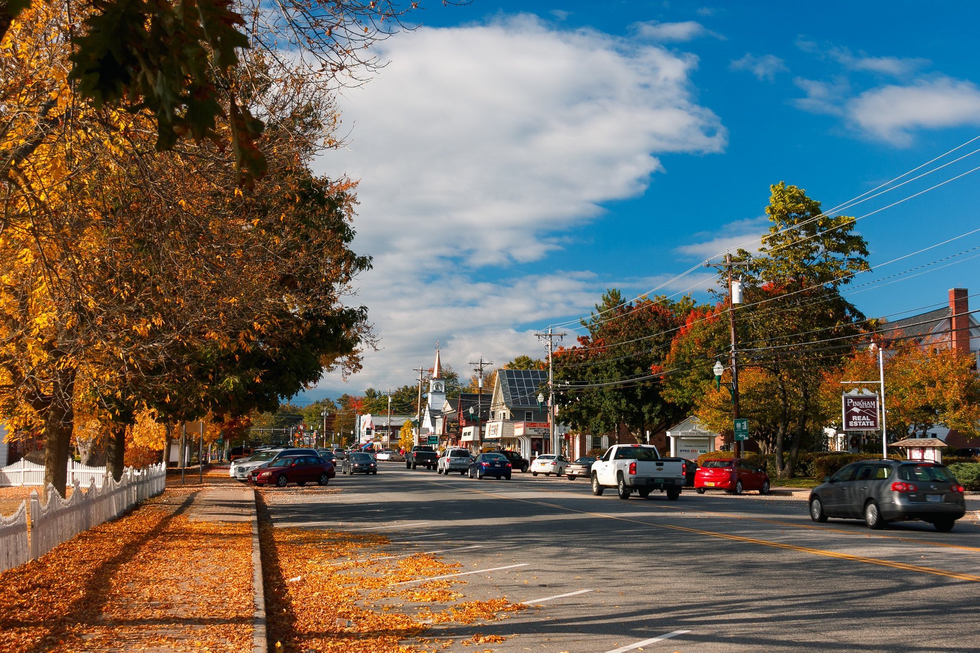 New Hampshire Herbstlaub